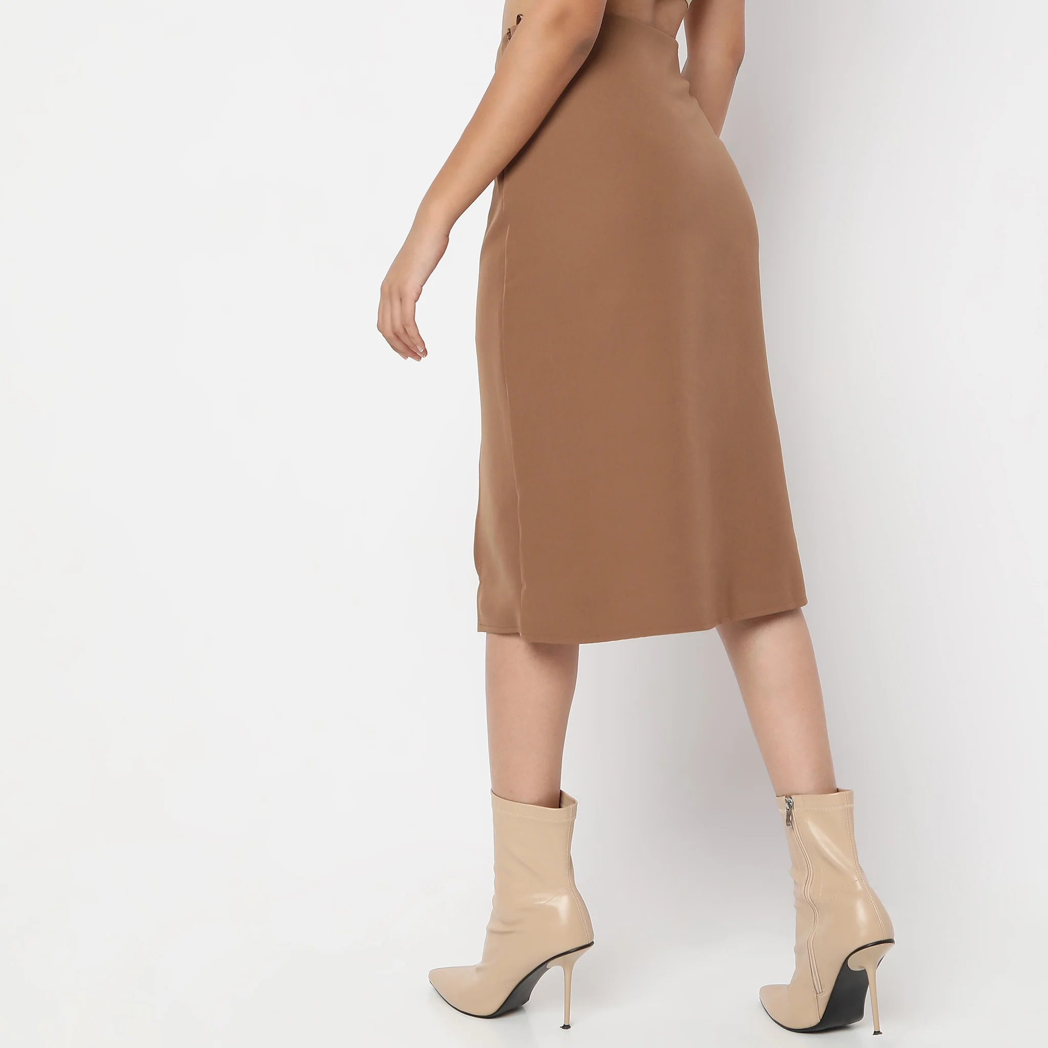 A-Line Knee Length Skirt - Image 3