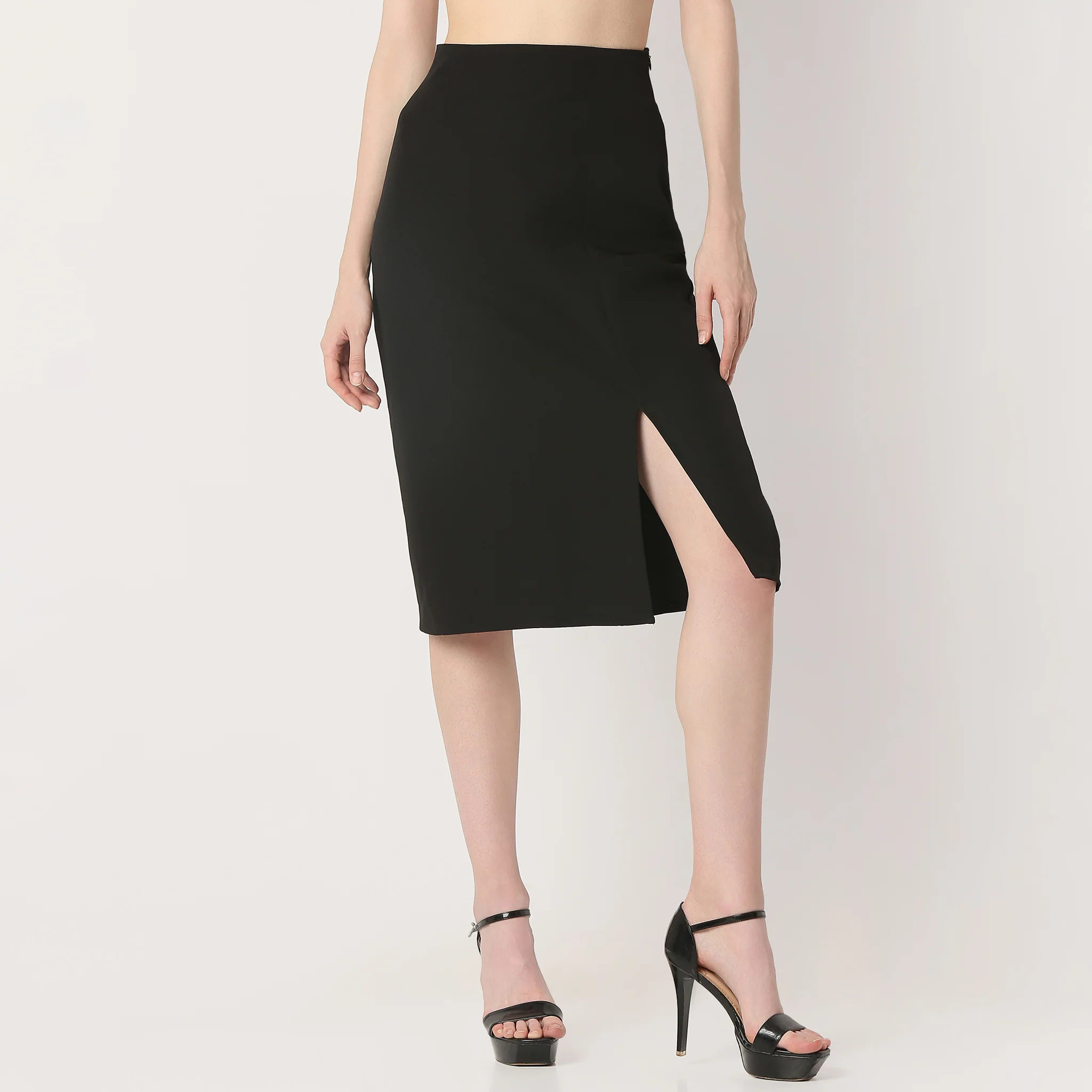 A-Line Knee Length Skirt - Image 7