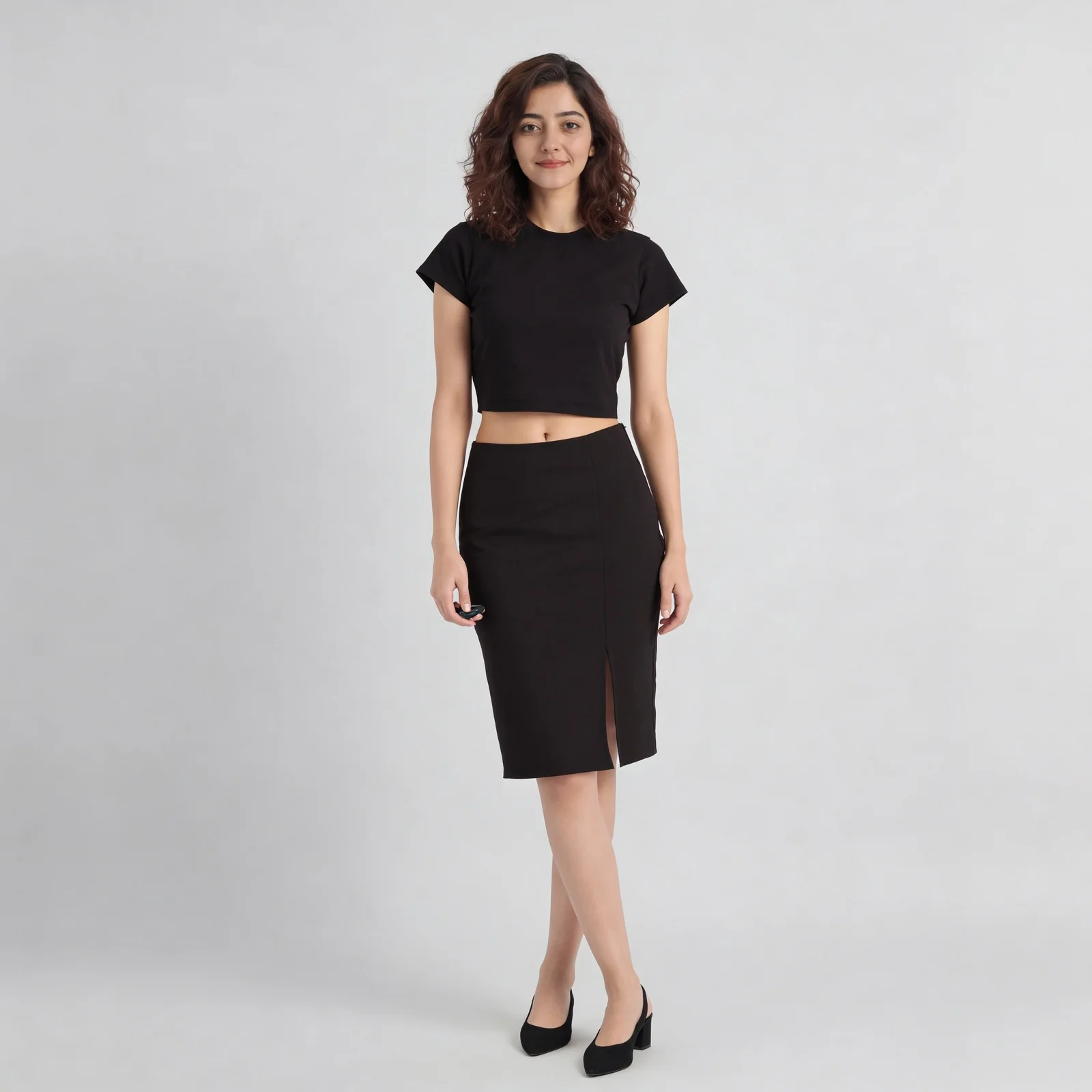 Above Knee A-Line Skirt