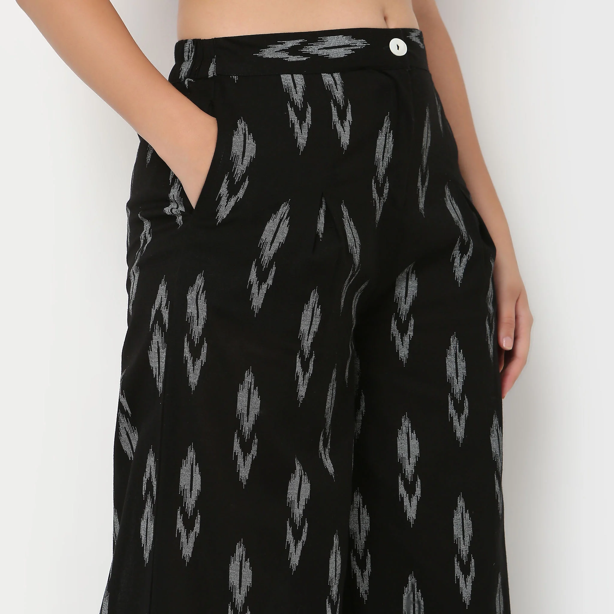Abstract Straight Fit Pants - Image 4