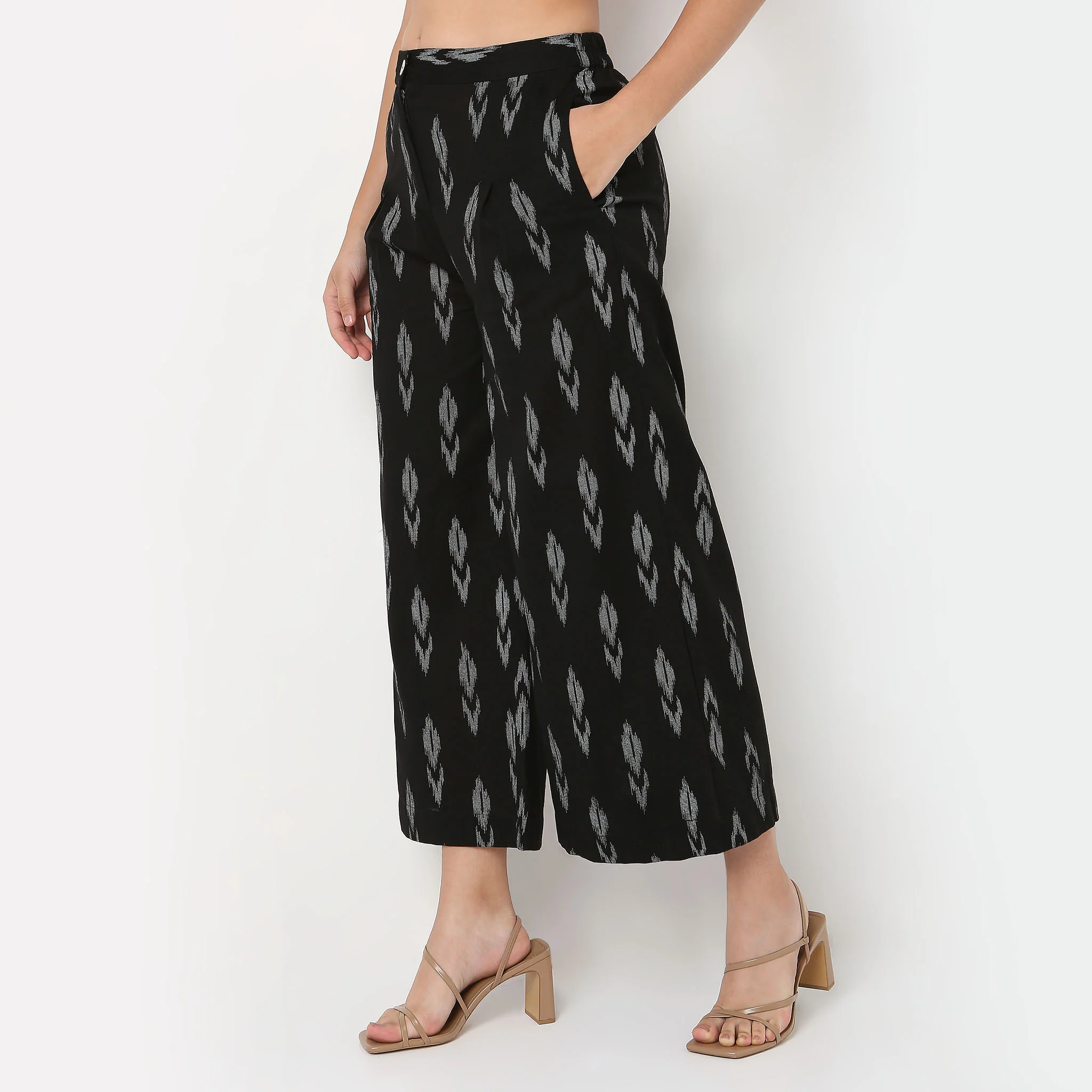 Abstract Straight Fit Pants - Image 5