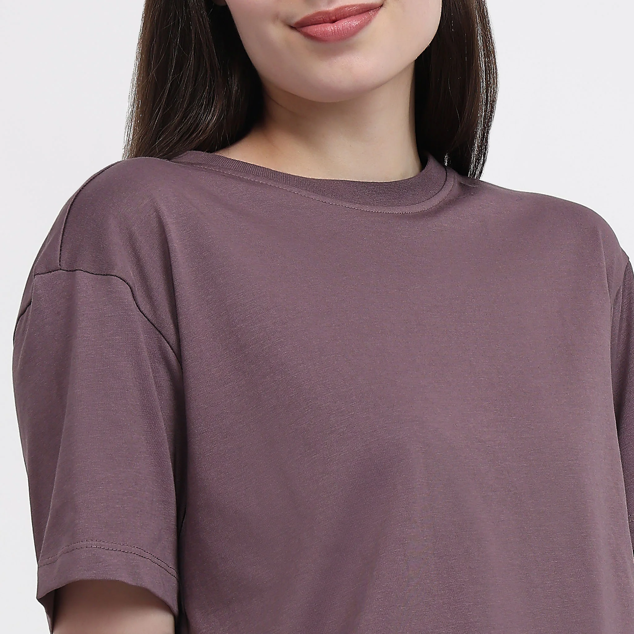 Air Dry Relaxed Fit Solid T-Shirt - Image 14