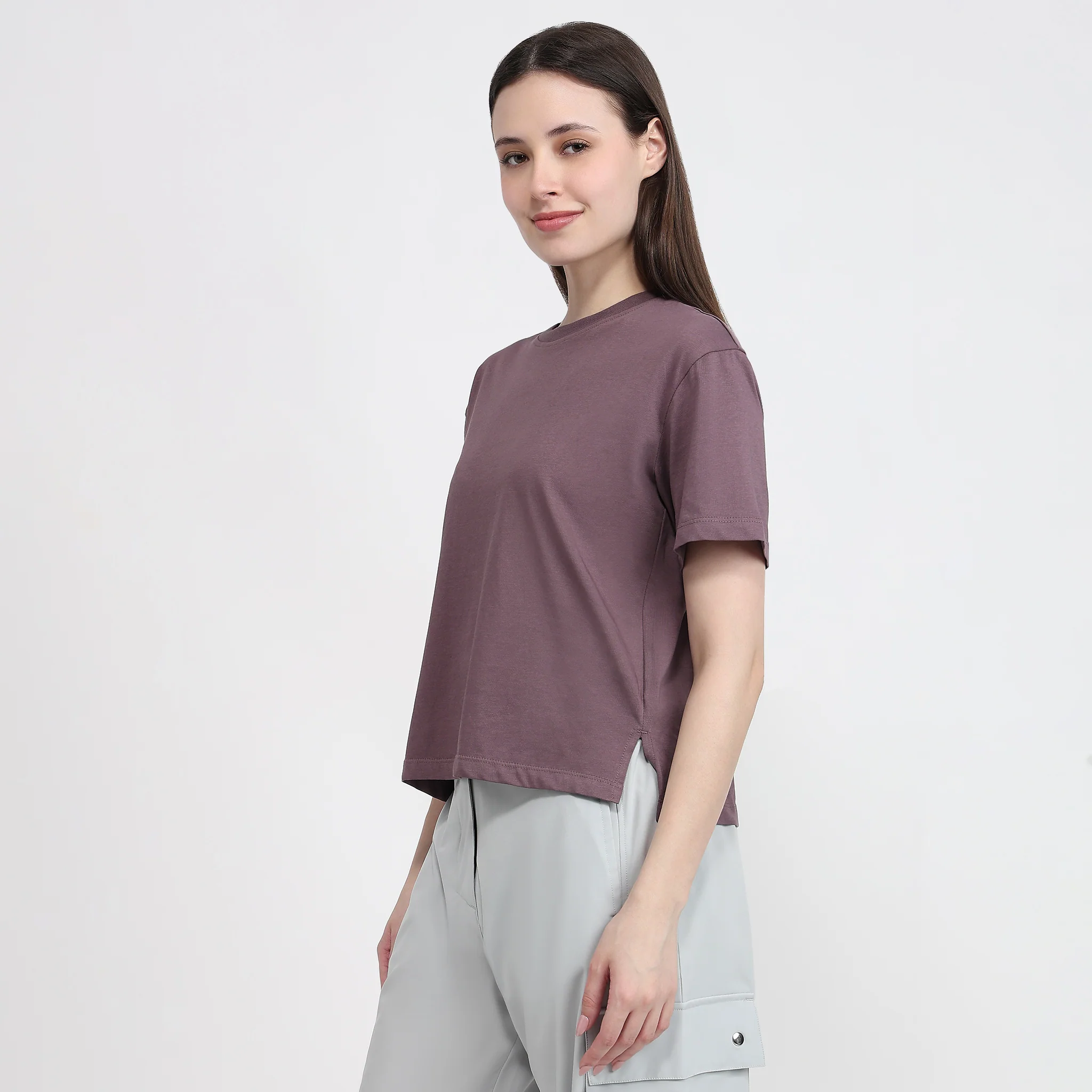 Air Dry Relaxed Fit Solid T-Shirt - Image 15