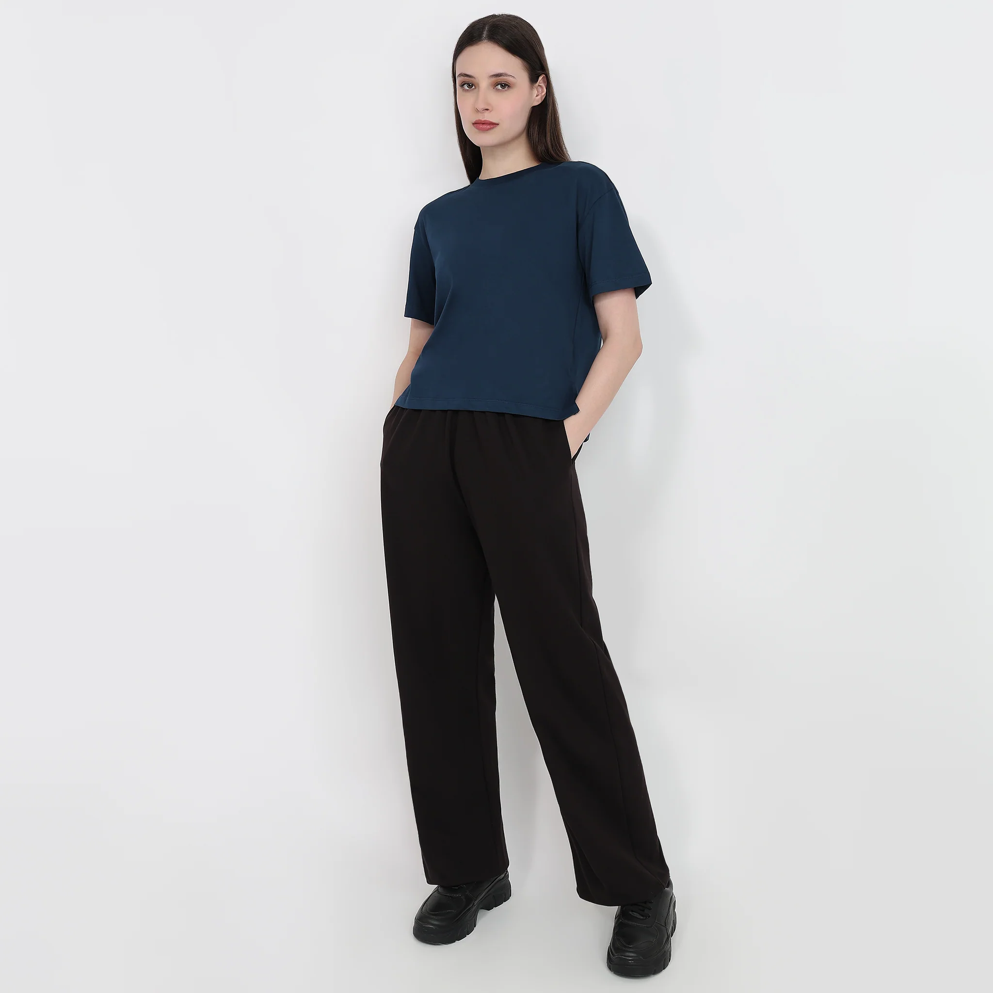 Air Dry Relaxed Fit Solid T-Shirt - Image 16