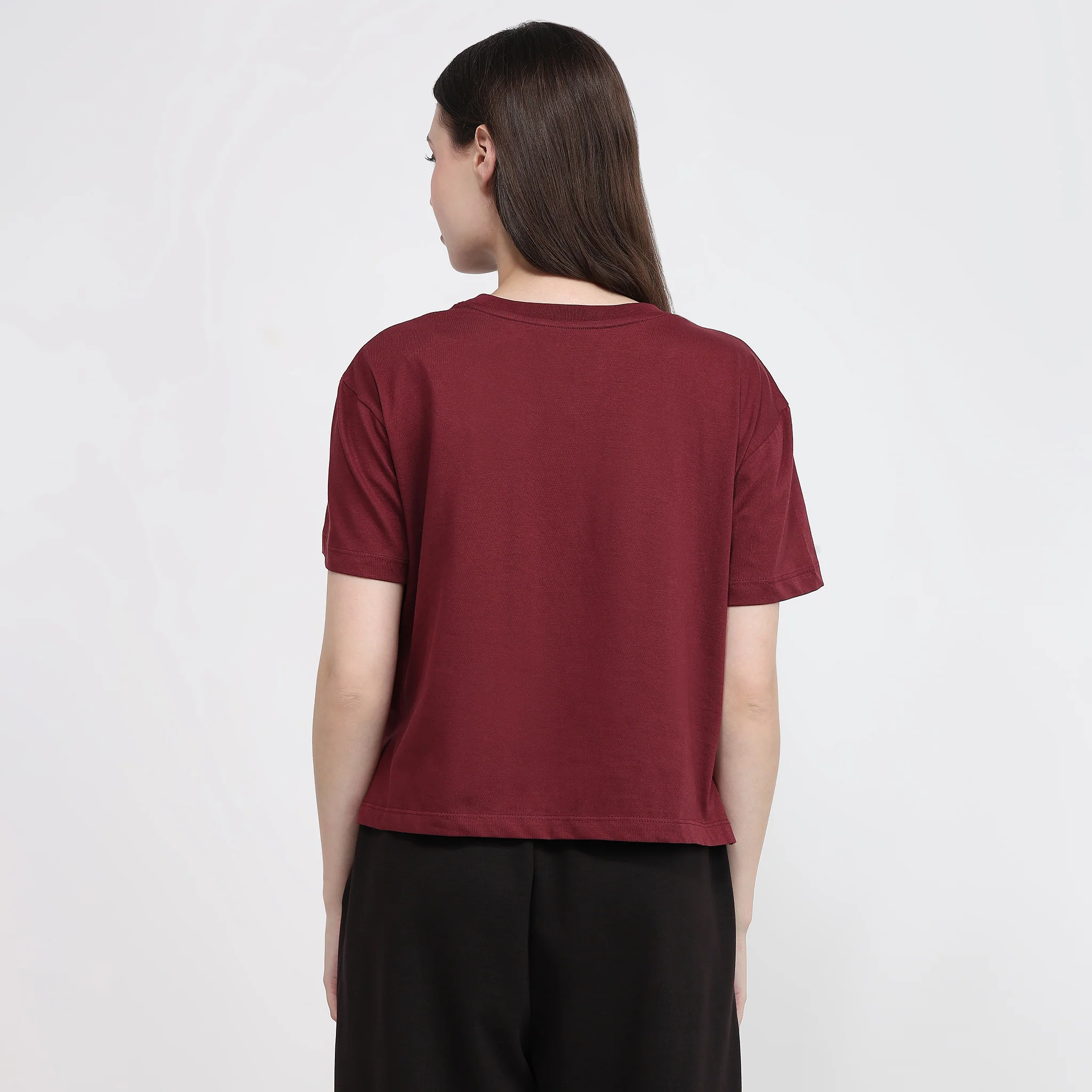 Air Dry Relaxed Fit Solid T-Shirt - Image 23