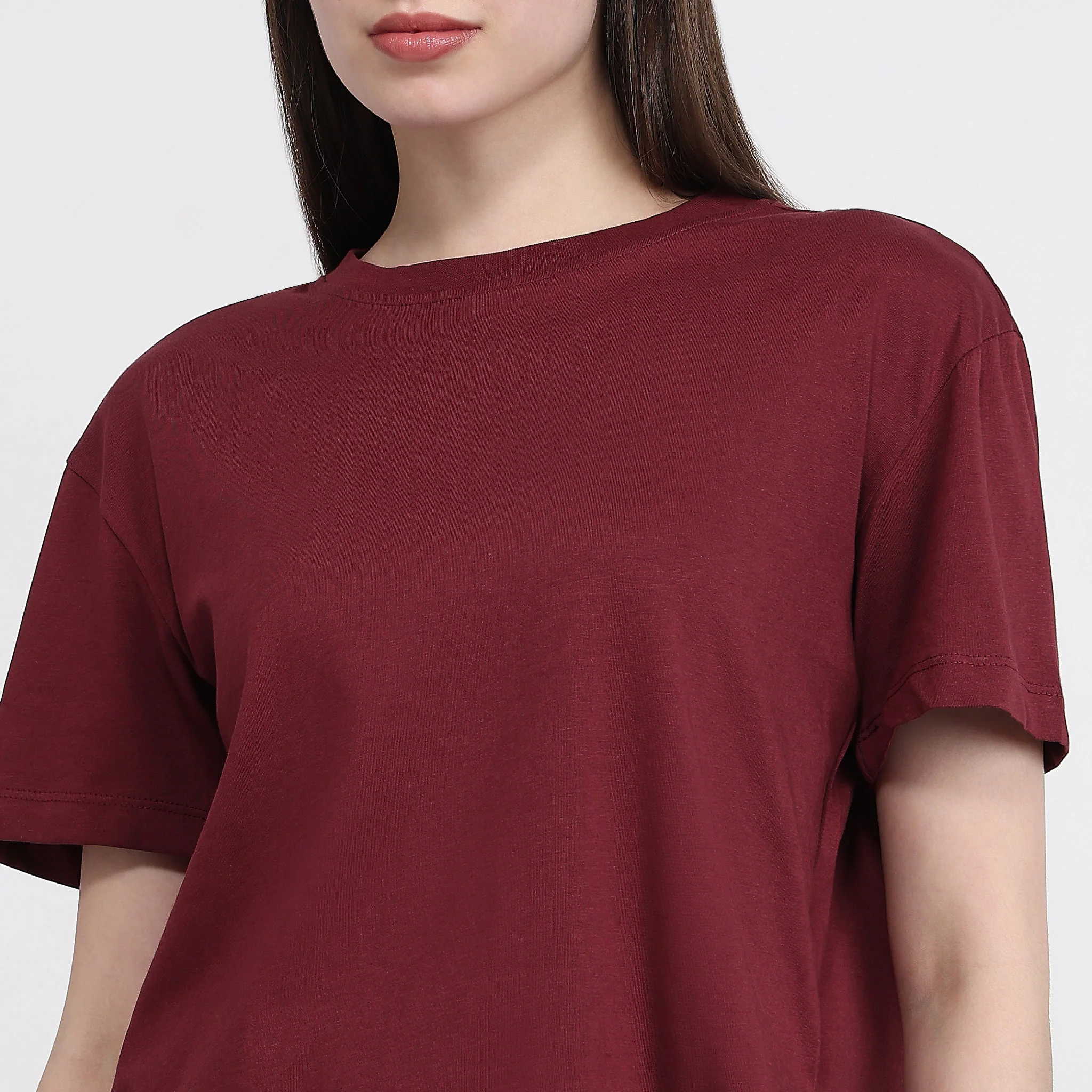 Air Dry Relaxed Fit Solid T-Shirt - Image 24