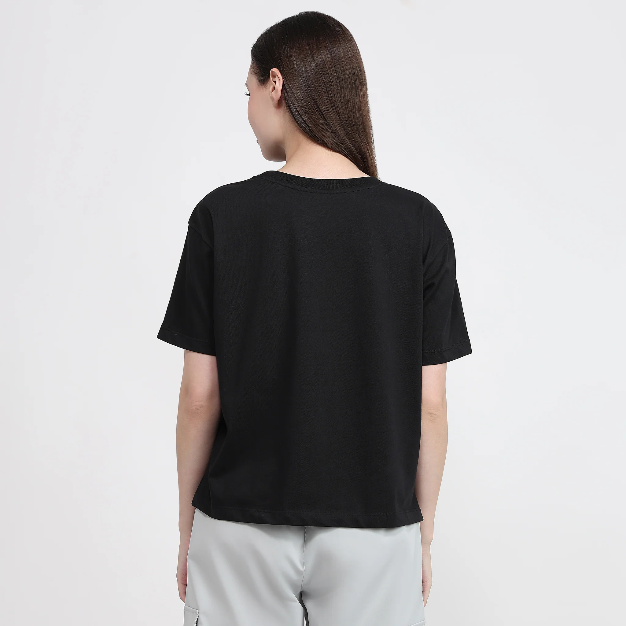 Air Dry Relaxed Fit Solid T-Shirt - Image 3