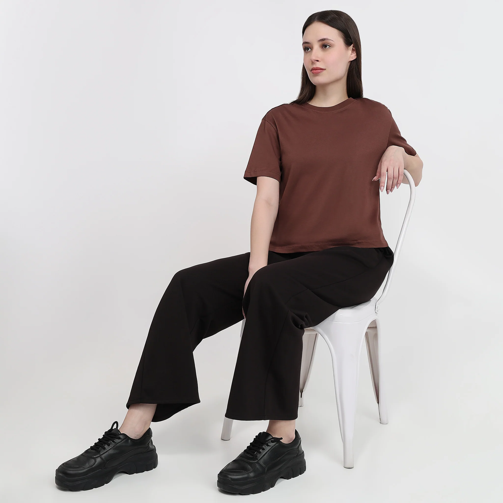 Air Dry Relaxed Fit Solid T-Shirt - Image 6