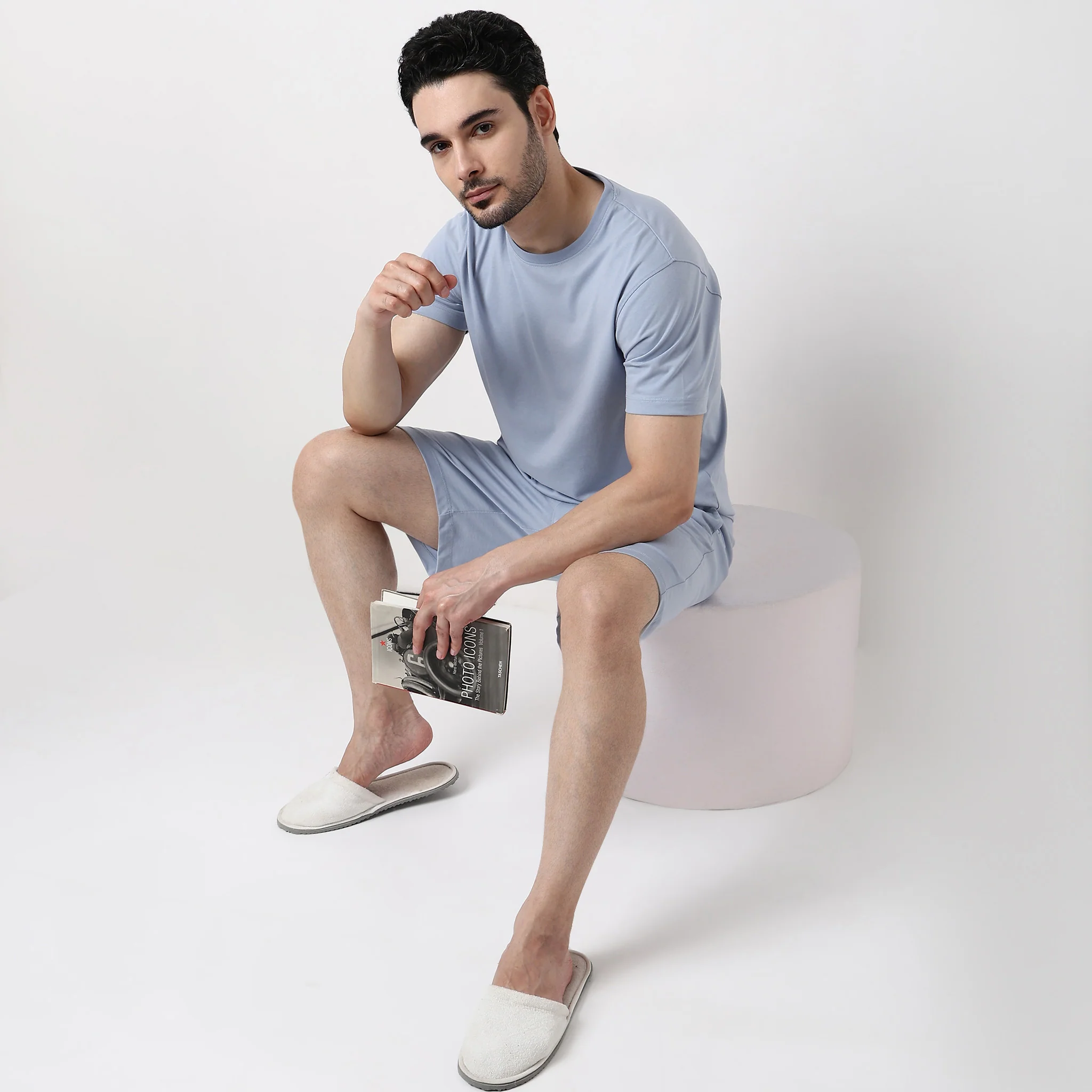All Day Snug T-Shirt and Short Sleepwear Set - Image 8