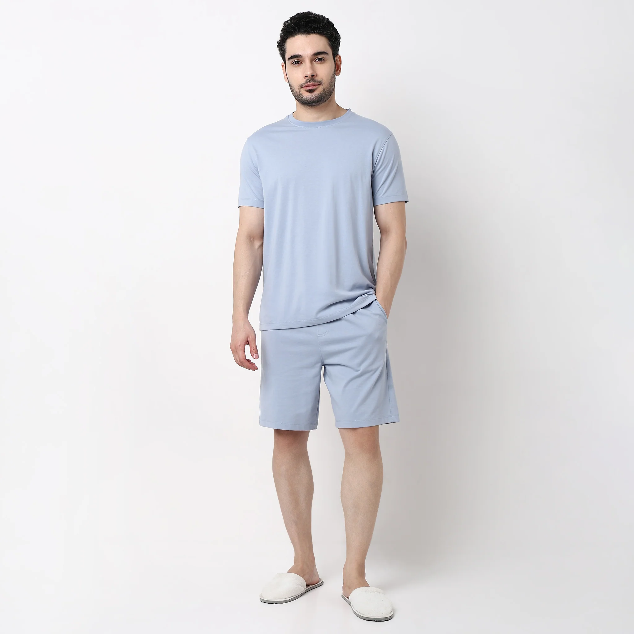 All Day Snug T-Shirt and Short Sleepwear Set - Image 9