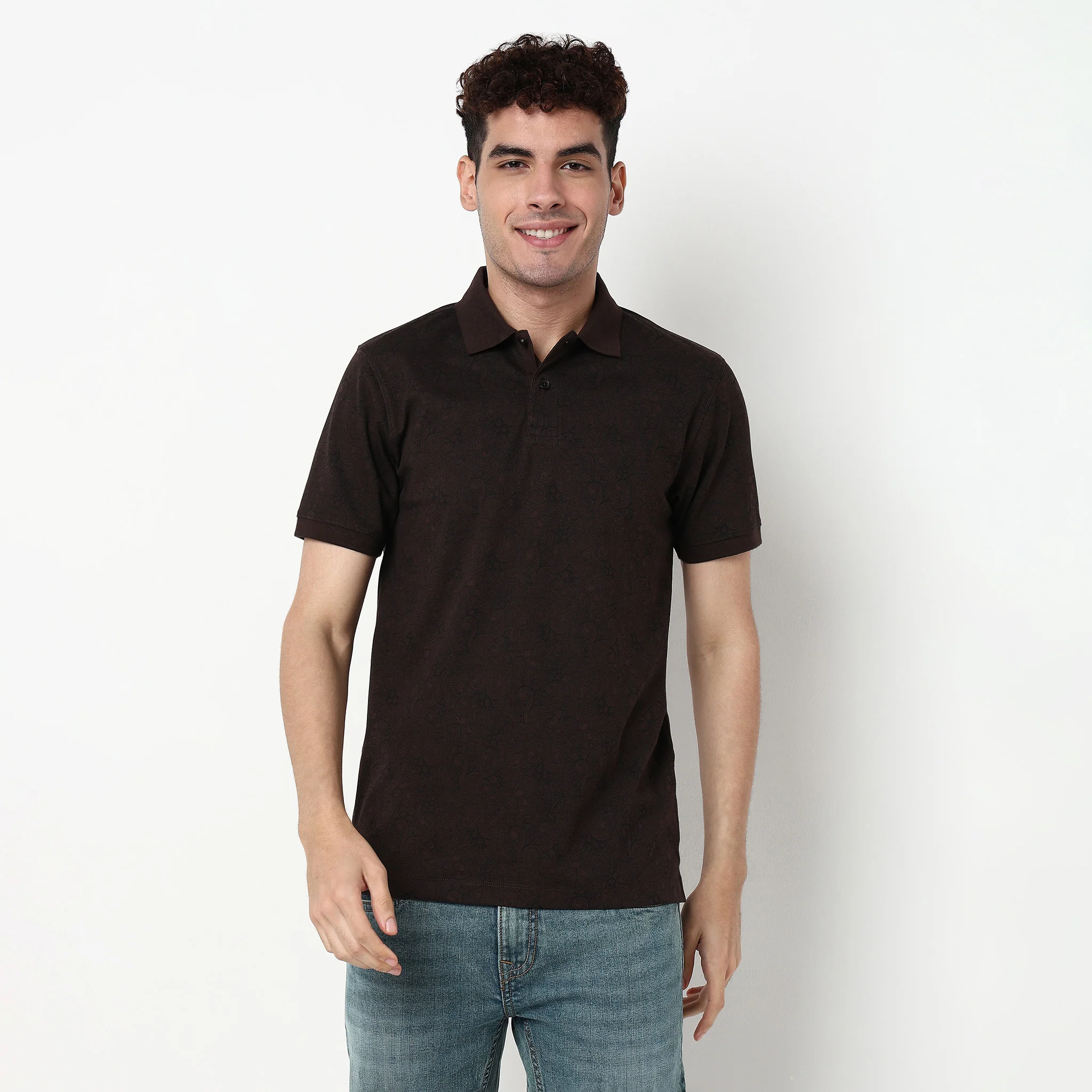 All Over Print Impressions Polo T-Shirt - Image 2