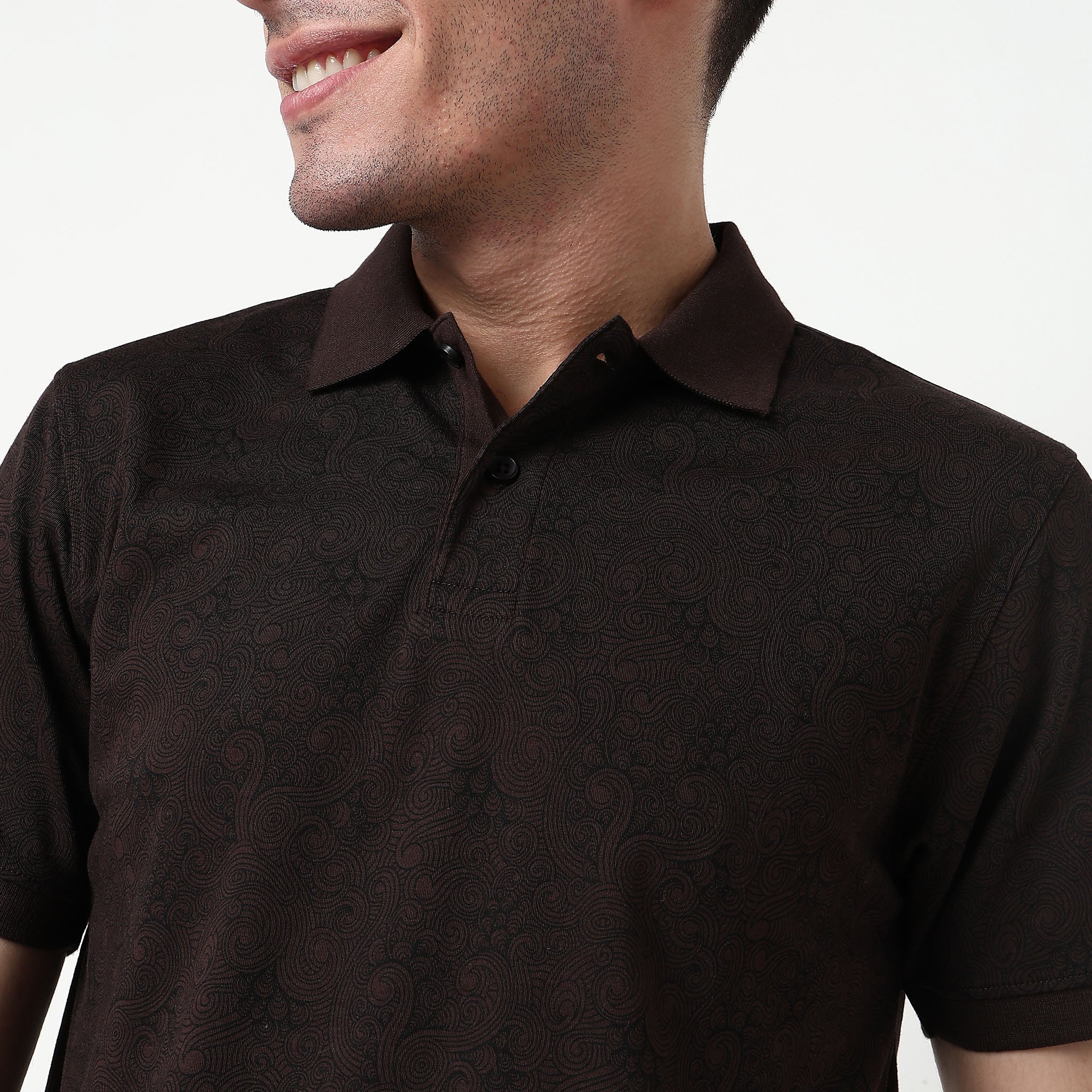 All Over Print Impressions Polo T-Shirt - Image 4