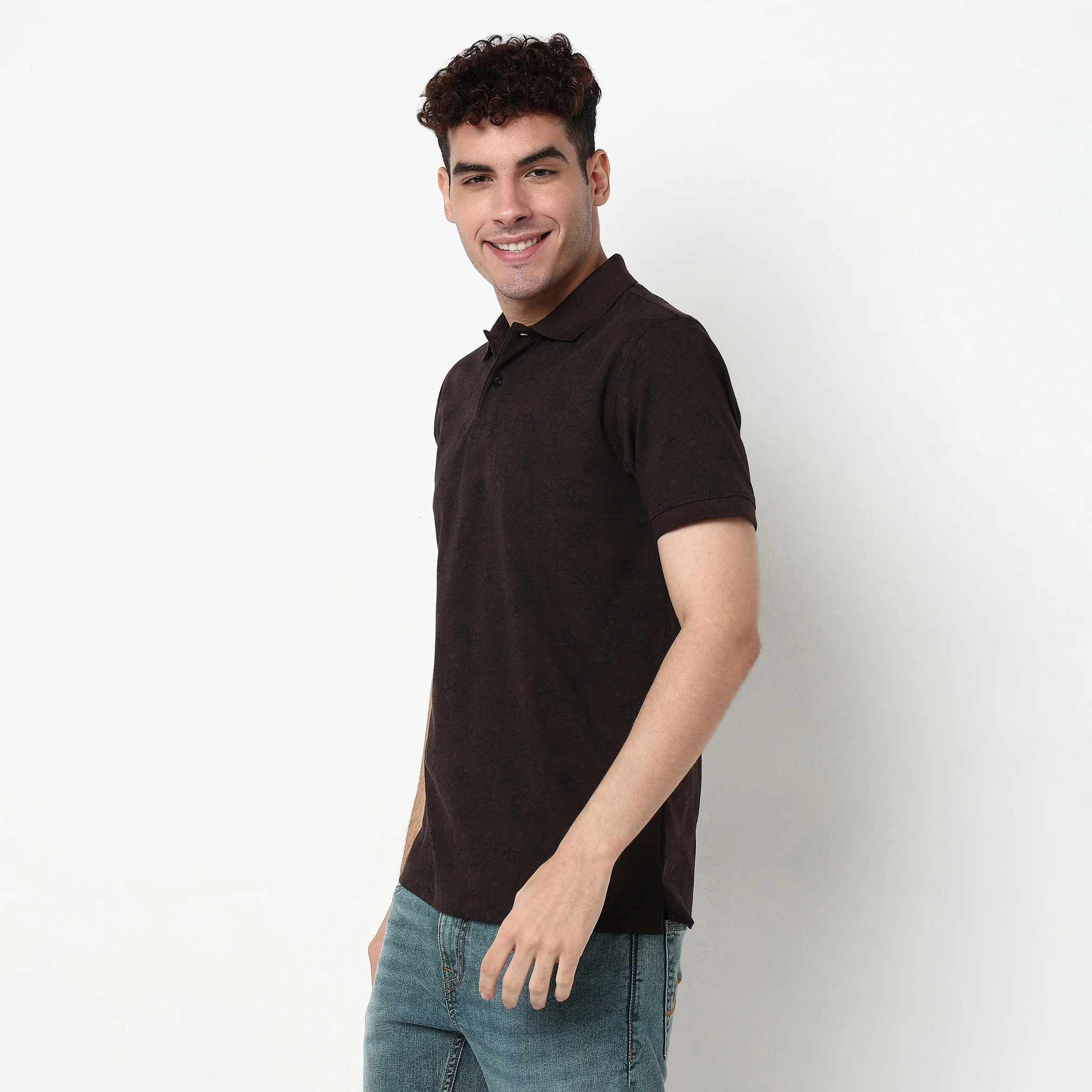 All Over Print Impressions Polo T-Shirt - Image 5