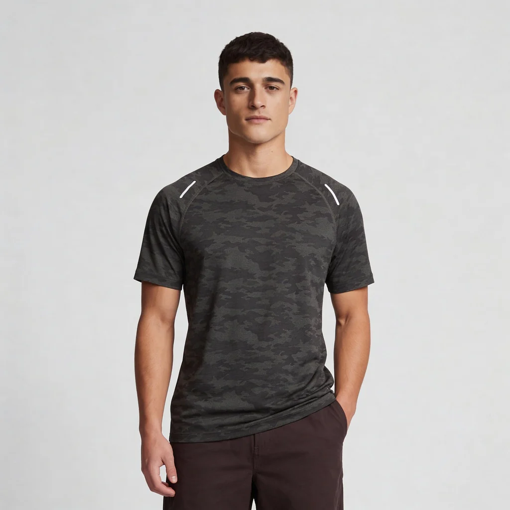 All Over Print Crew Neck Dynamax T-Shirt - Image 2