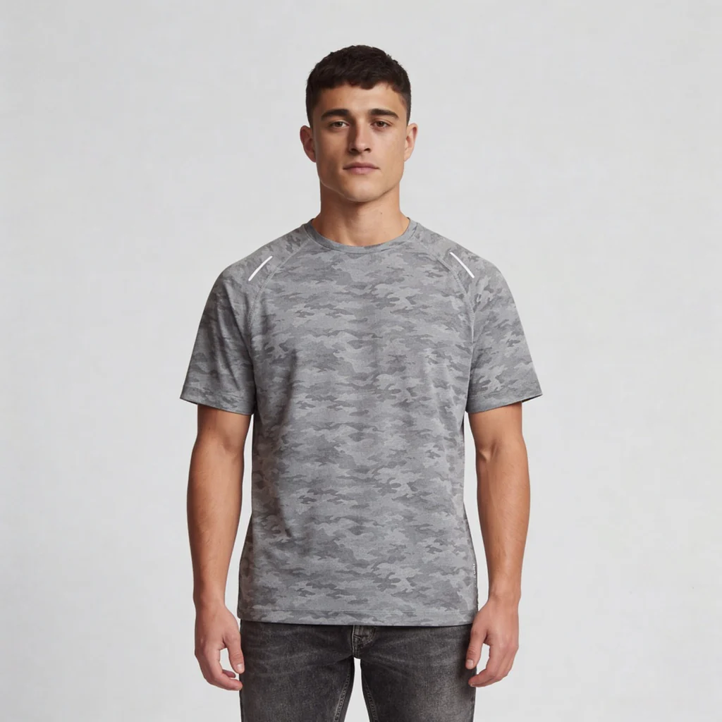 All Over Print Crew Neck Dynamax T-Shirt - Image 2