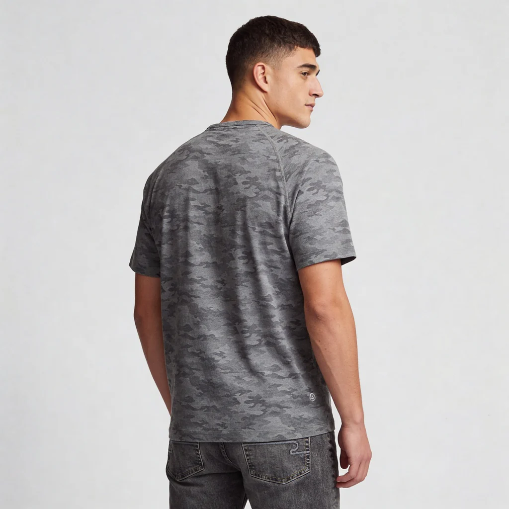All Over Print Crew Neck Dynamax T-Shirt - Image 3