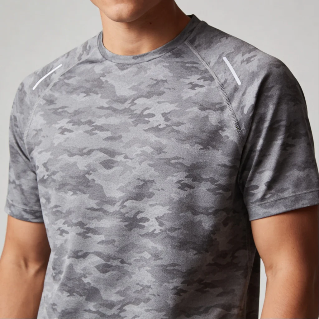 All Over Print Crew Neck Dynamax T-Shirt - Image 4