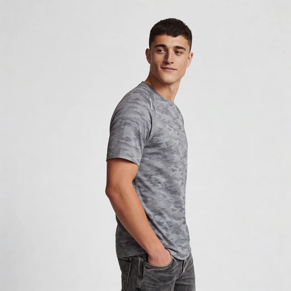 All Over Print Crew Neck Dynamax T-Shirt - Image 5