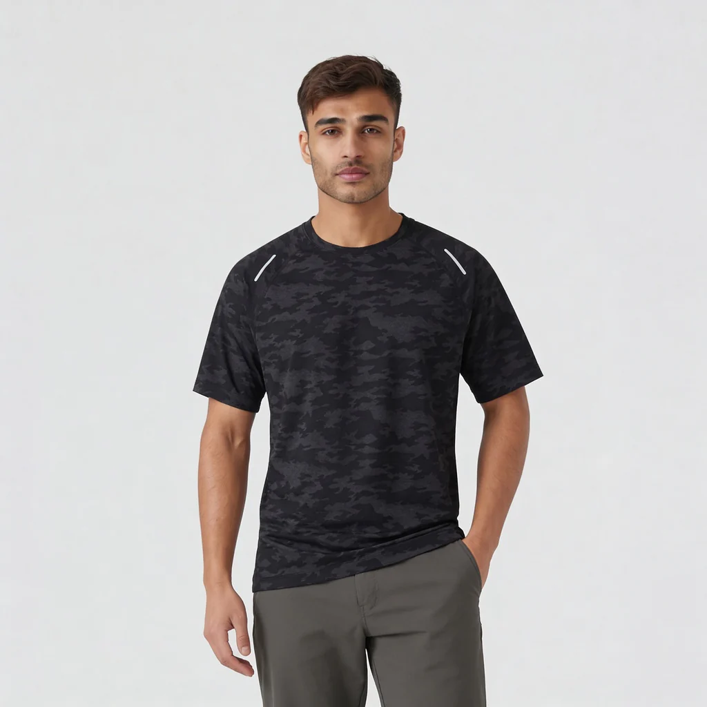 All Over Print Crew Neck Dynamax T-Shirt - Image 2