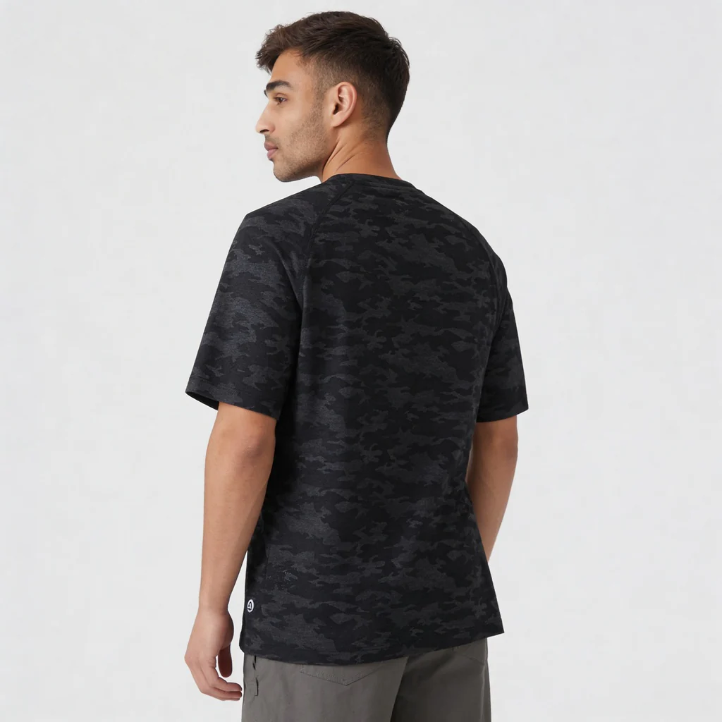 All Over Print Crew Neck Dynamax T-Shirt - Image 3