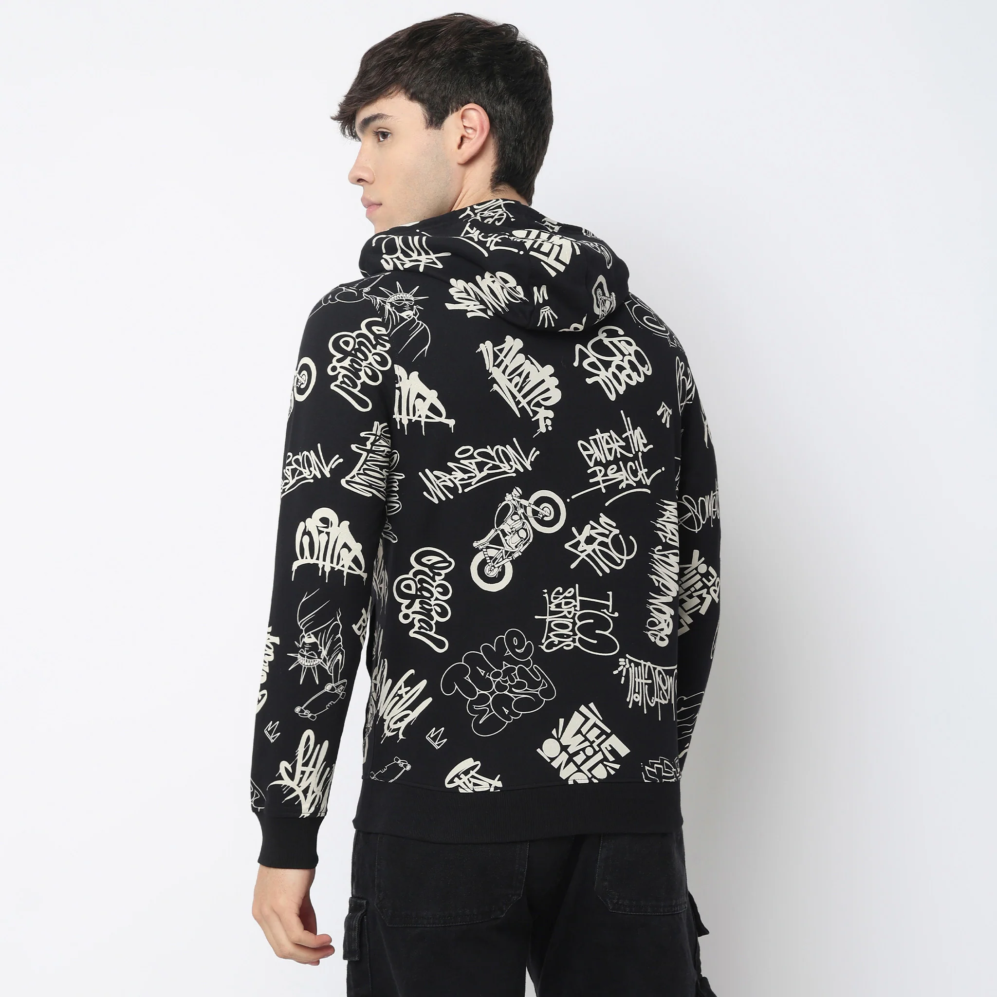 All Over Print Hoodie Sweat Tee - Image 3