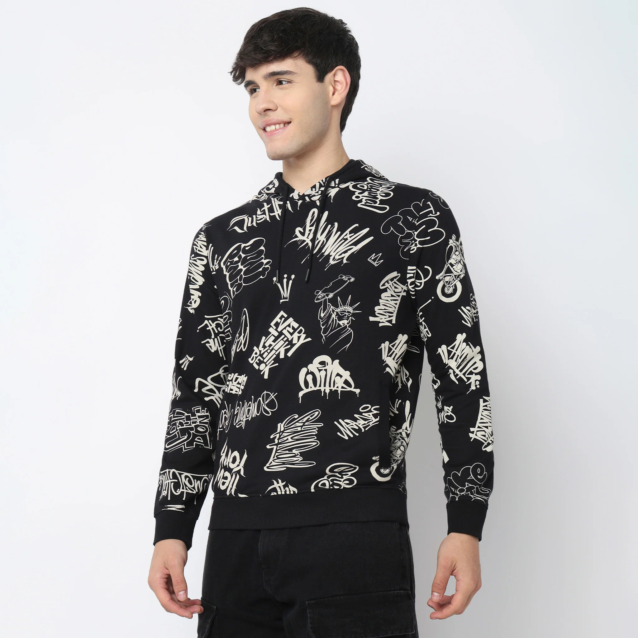 All Over Print Hoodie Sweat Tee - Image 5