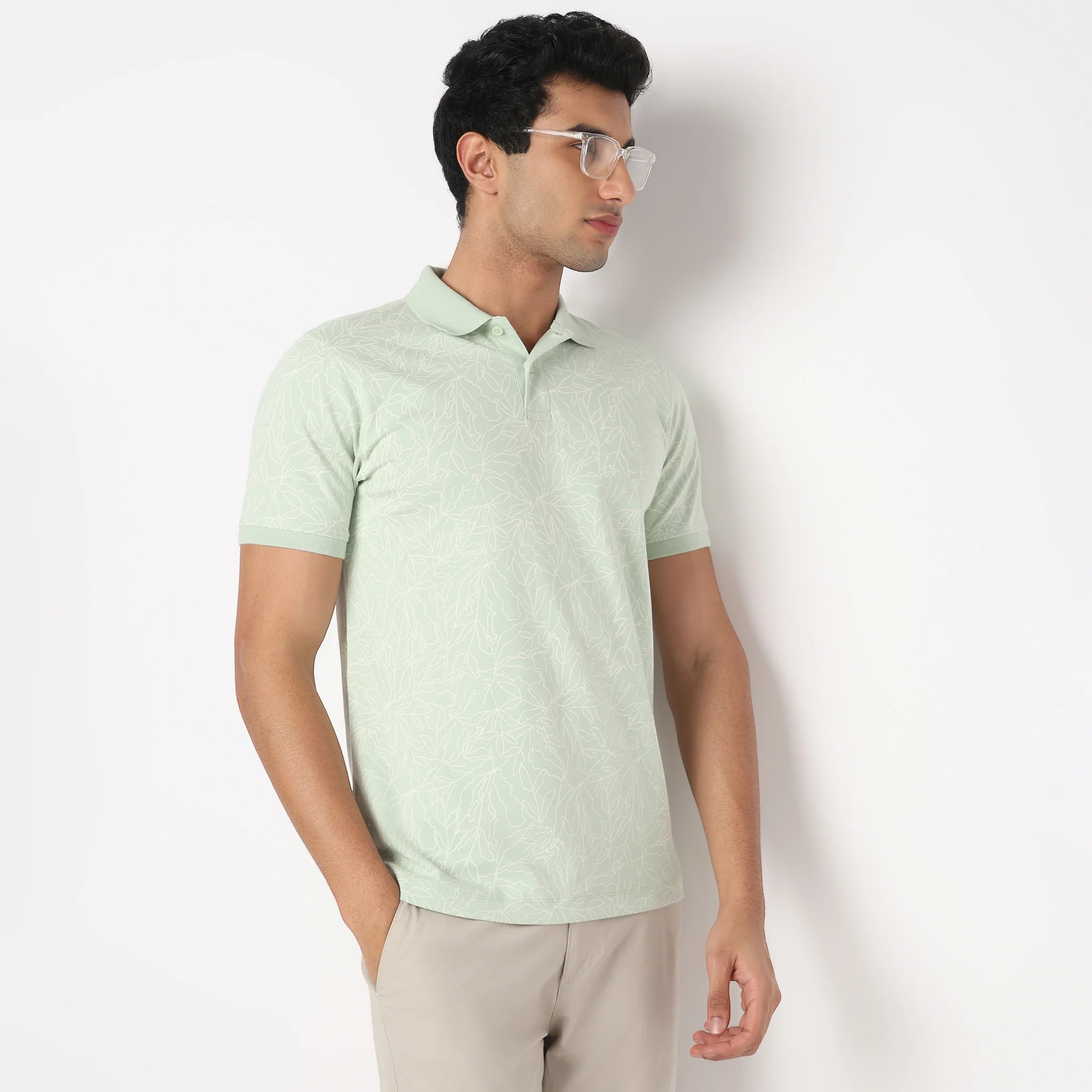 All Over Print Impressions Polo T-Shirt - Image 2