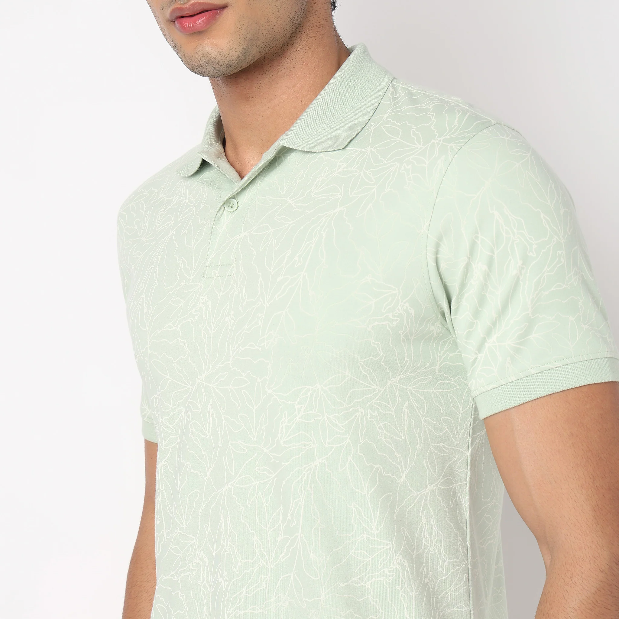 All Over Print Impressions Polo T-Shirt - Image 4