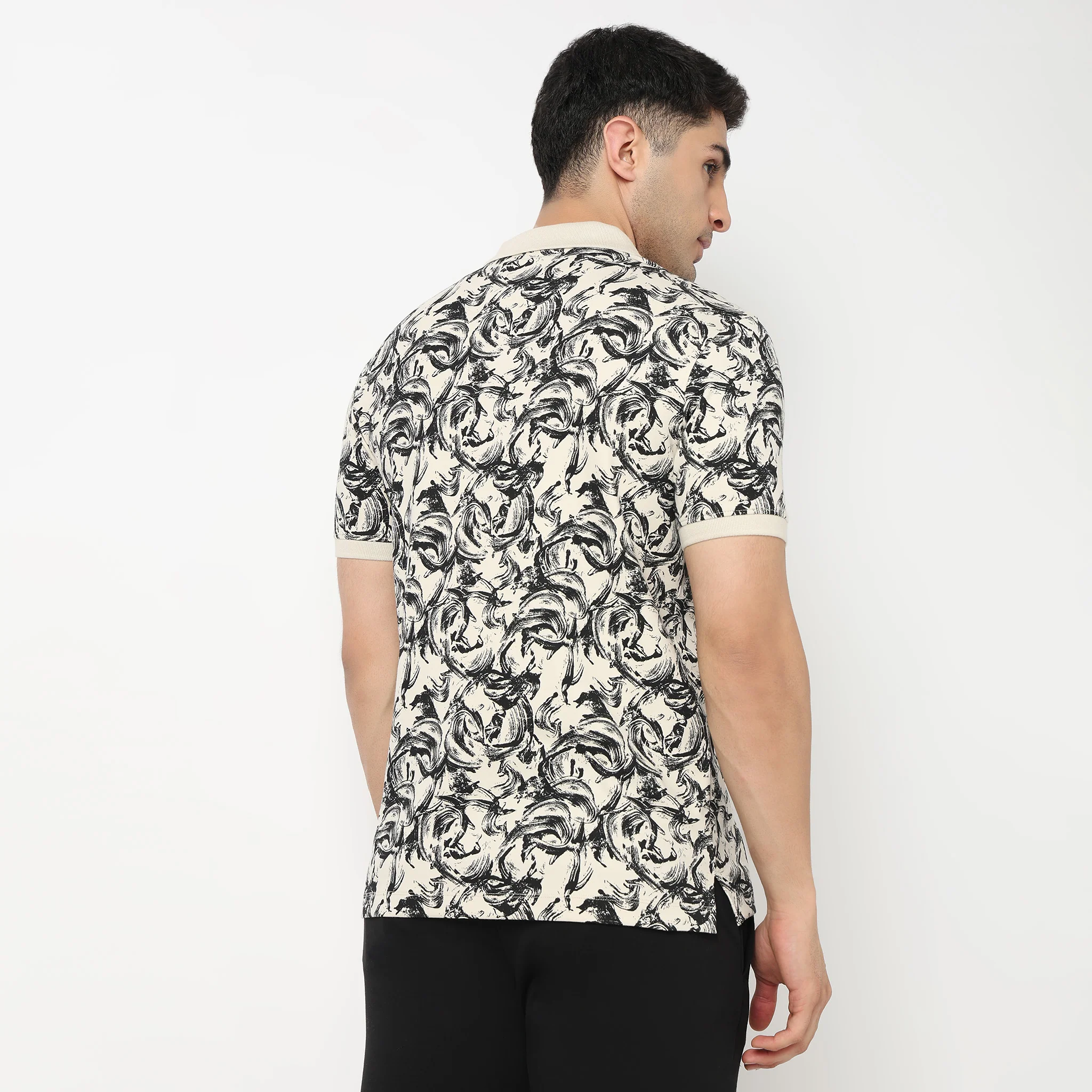 All Over Print Impressions Polo T-Shirt - Image 3