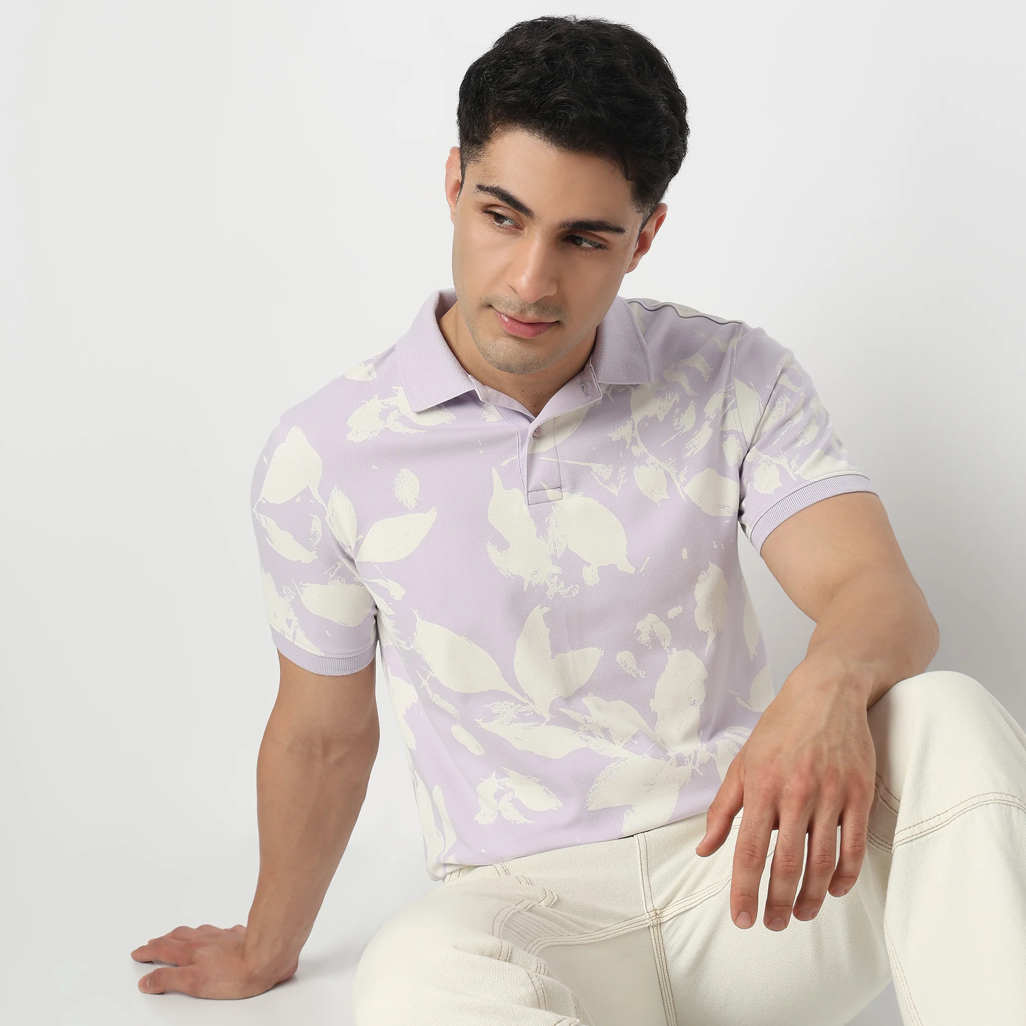 All Over Print Impressions Polo T-Shirt - Image 2