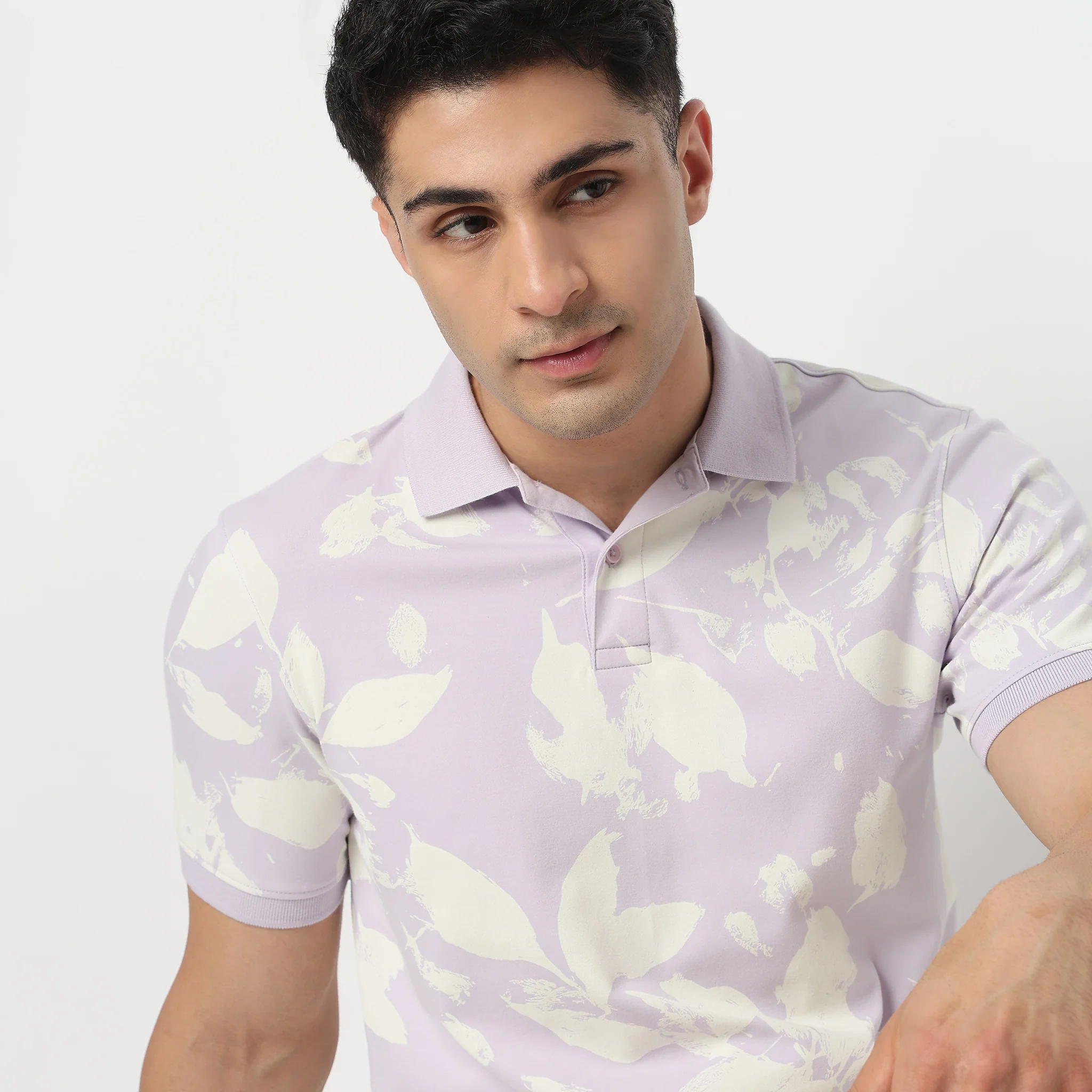 All Over Print Impressions Polo T-Shirt - Image 4