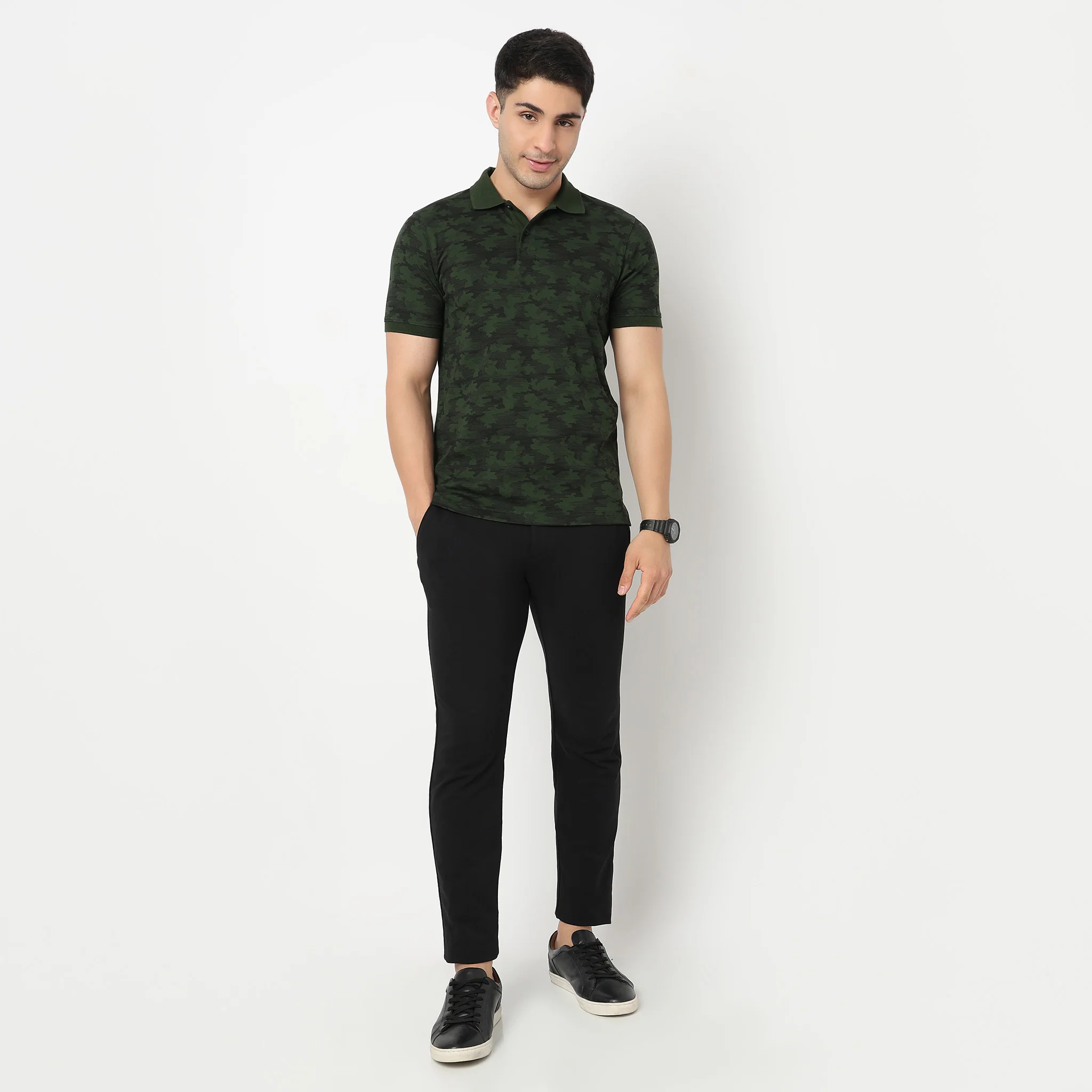 All Over Print Impressions Polo T-Shirt - Image 2