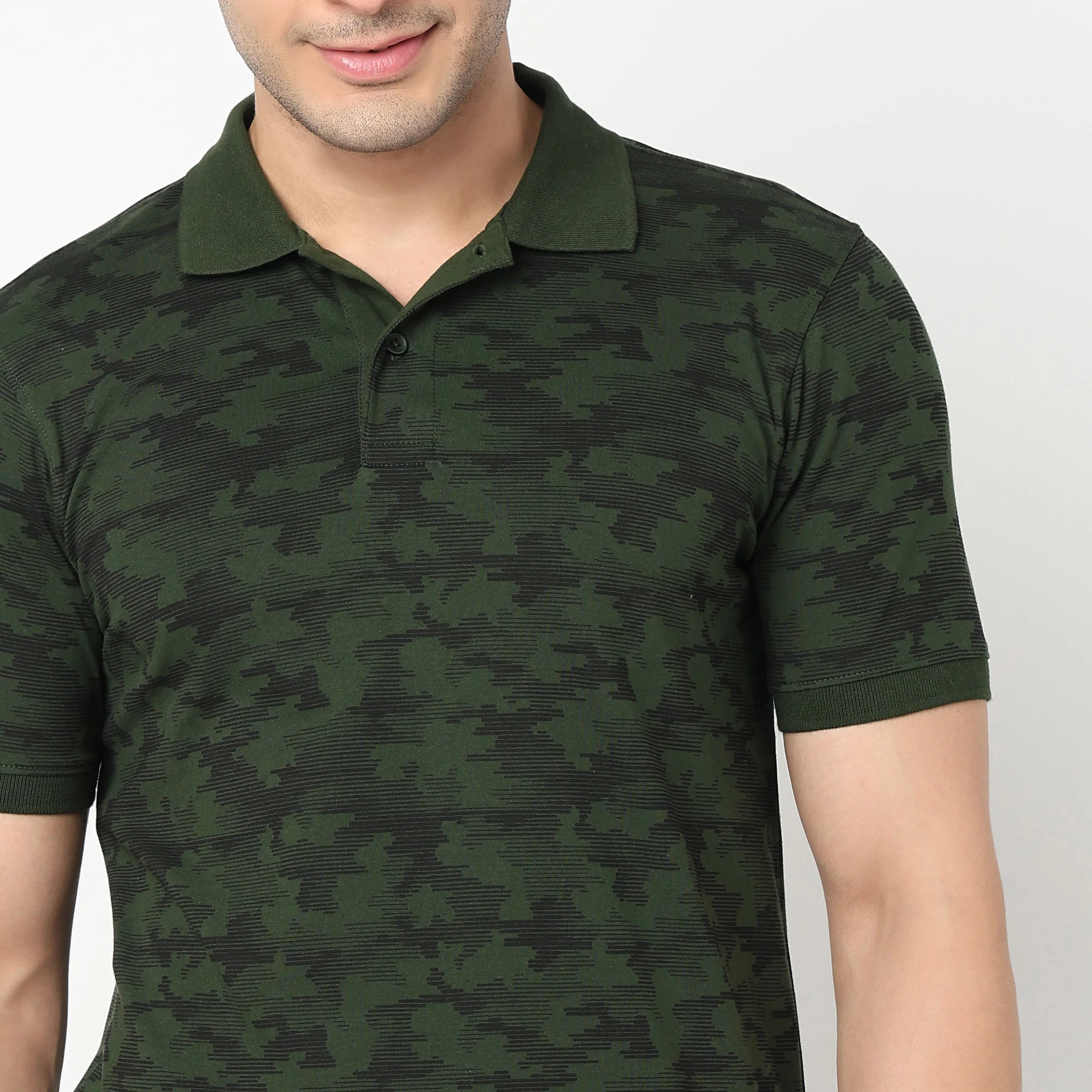 All Over Print Impressions Polo T-Shirt - Image 4