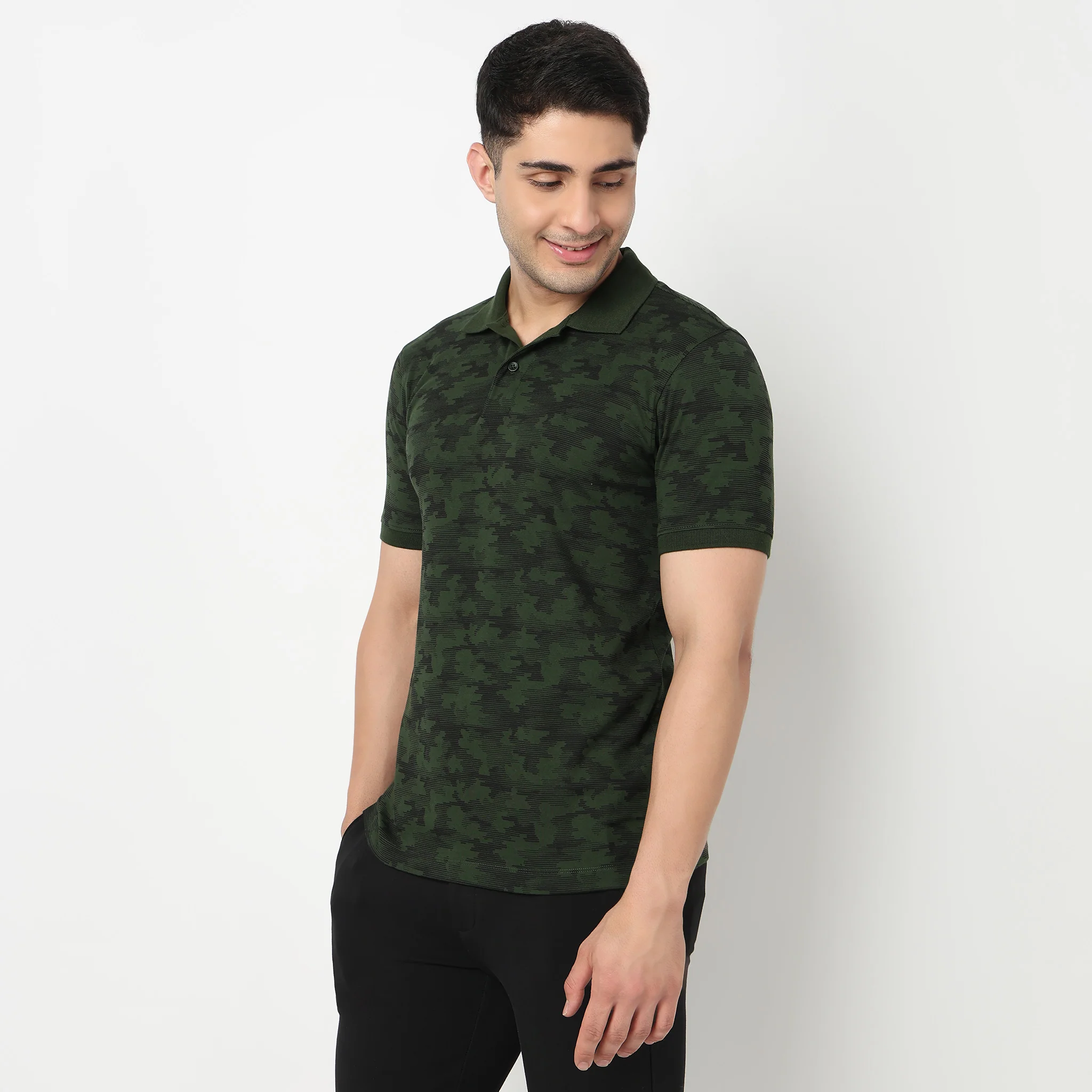All Over Print Impressions Polo T-Shirt - Image 5