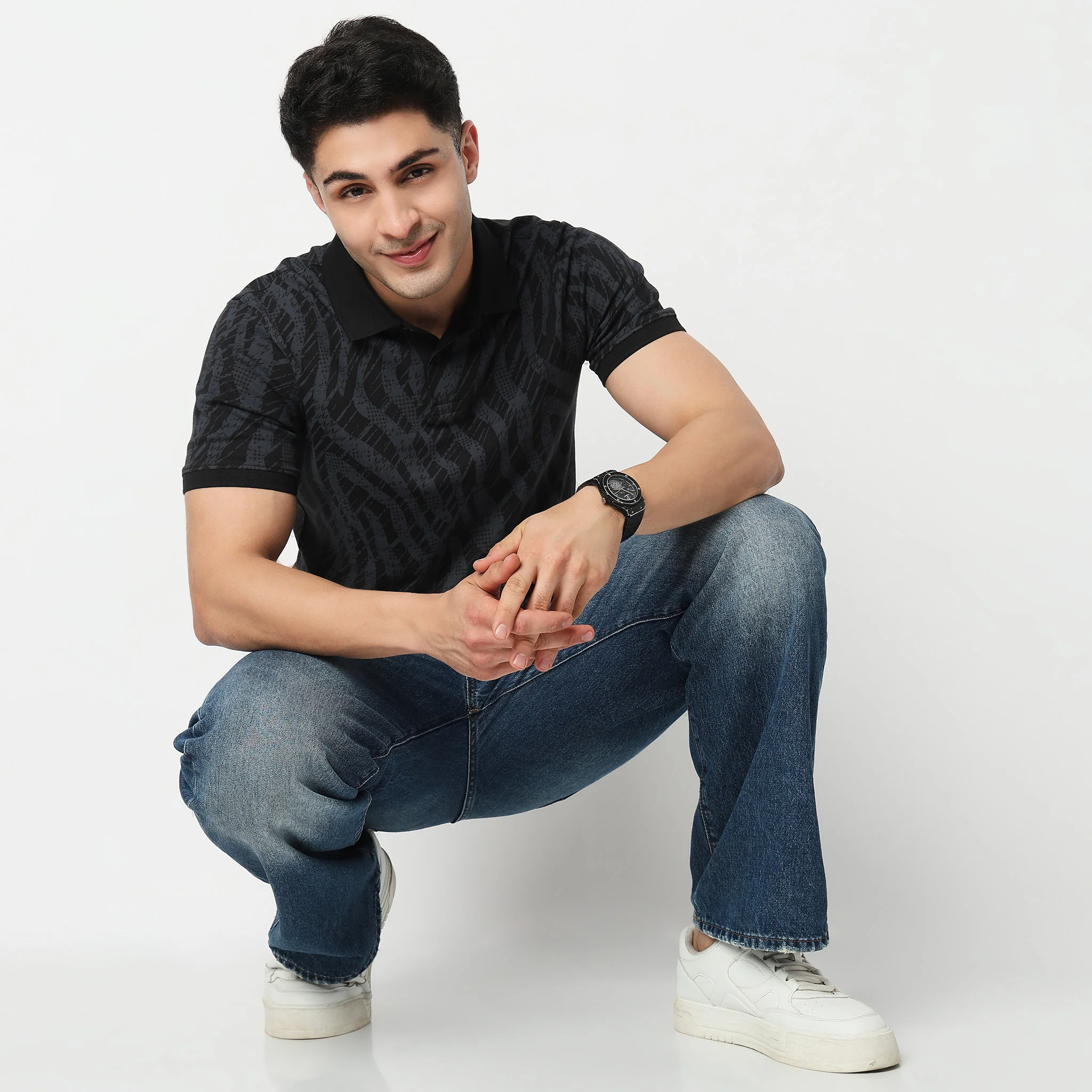 All Over Print Impressions Polo T-Shirt