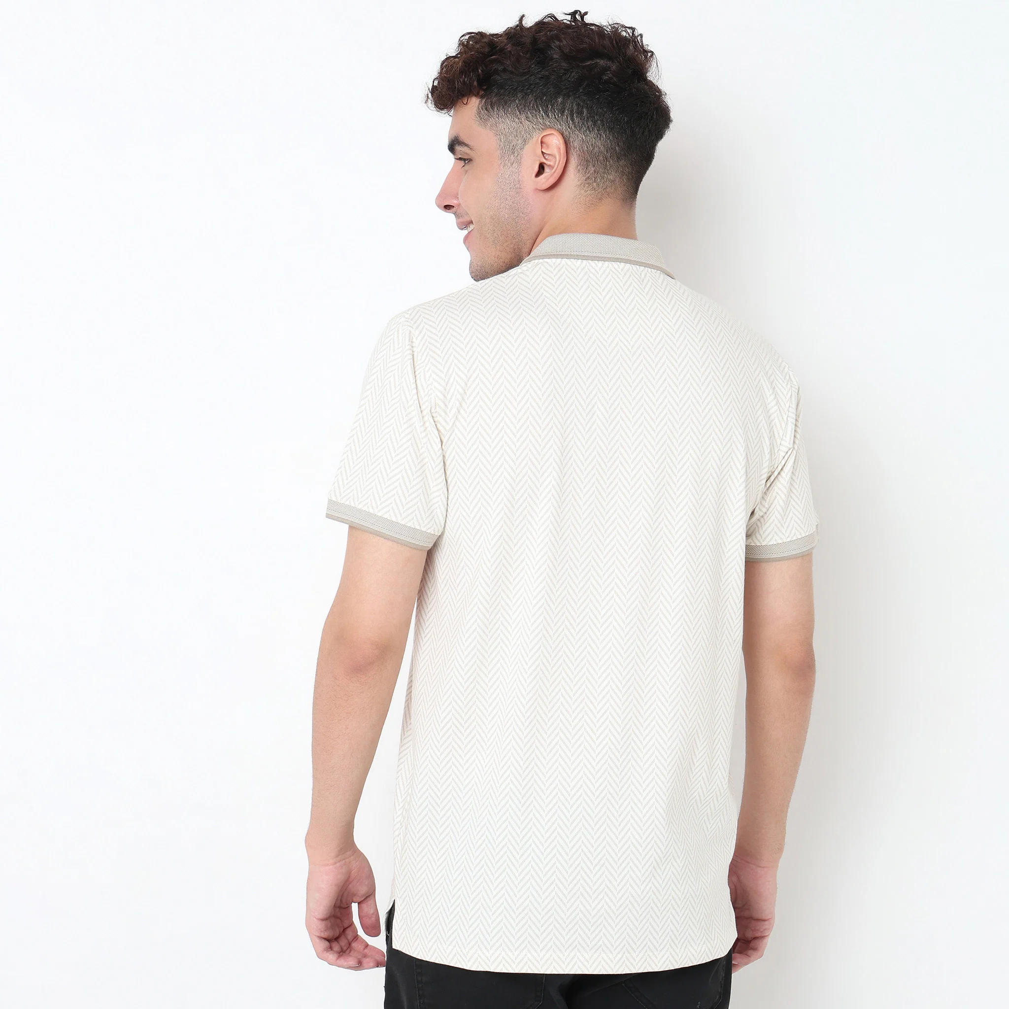 All Over Print Persona Polo T-Shirt - Image 3