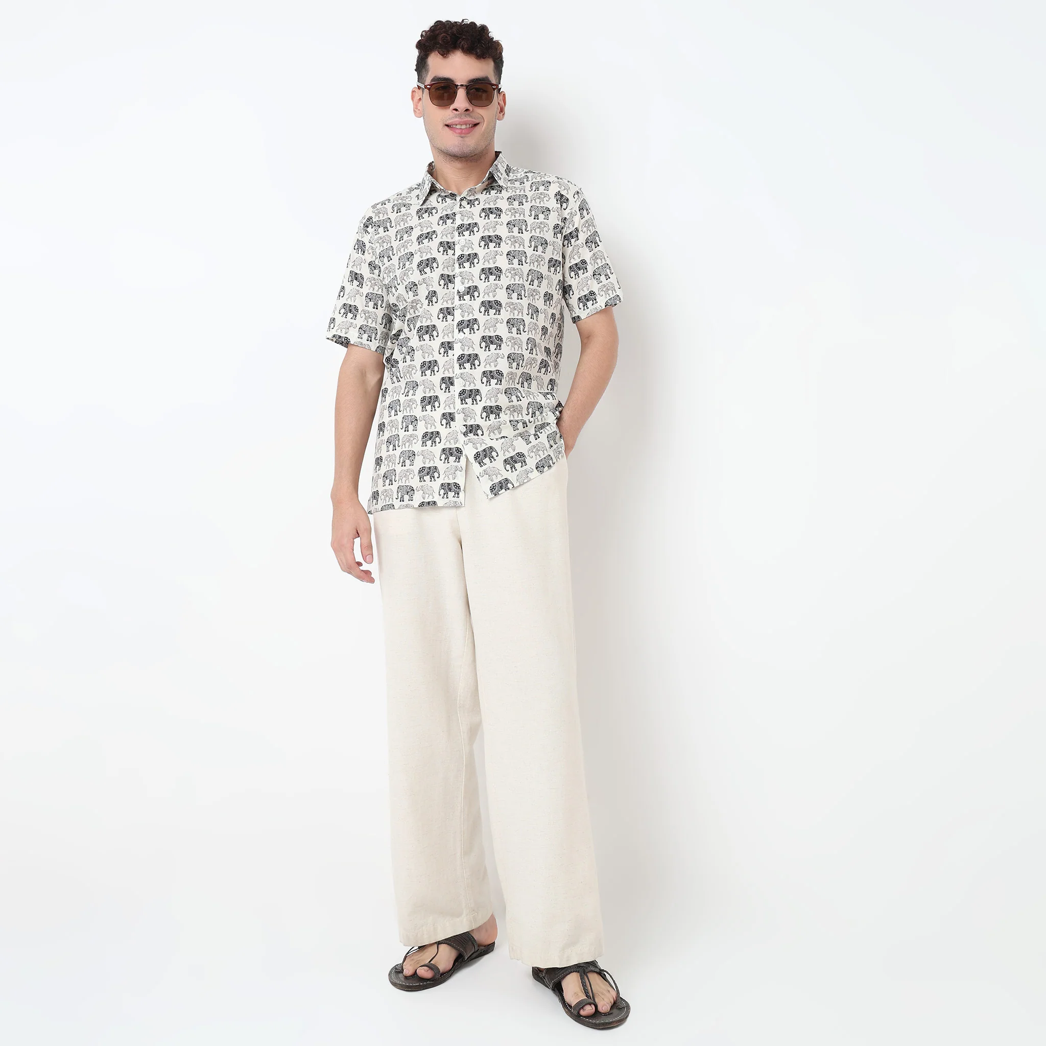 Animal Block Print Shirt - Image 2