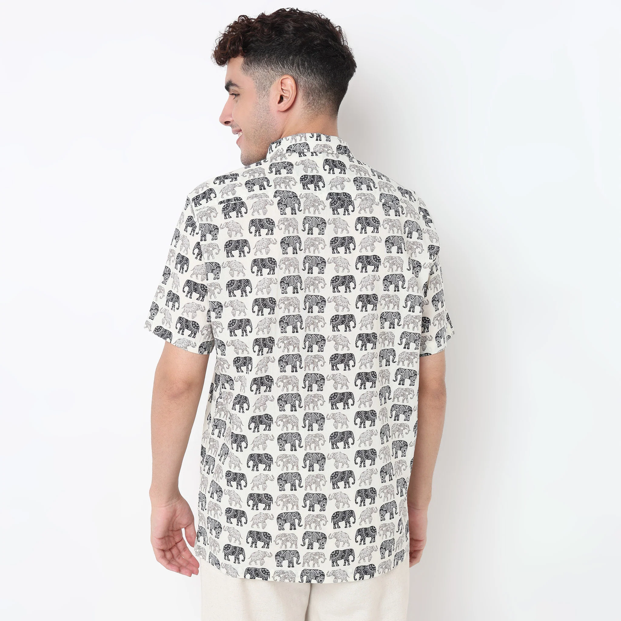 Animal Block Print Shirt - Image 3