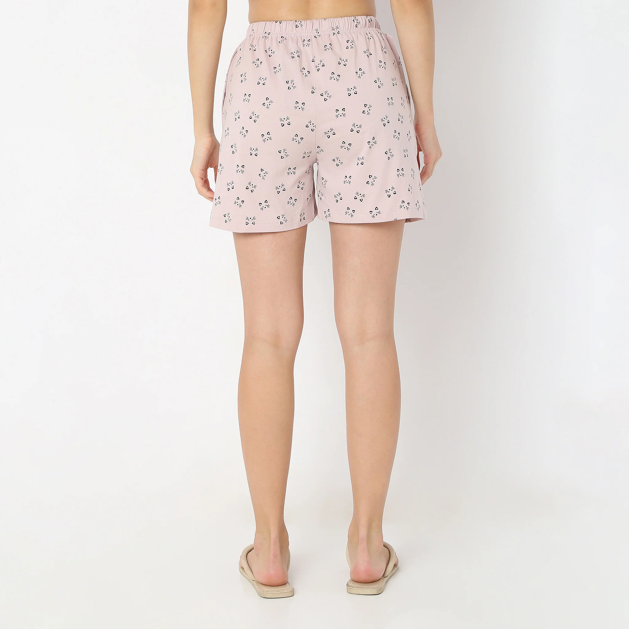Animal Print Core Lounge Shorts - Image 3