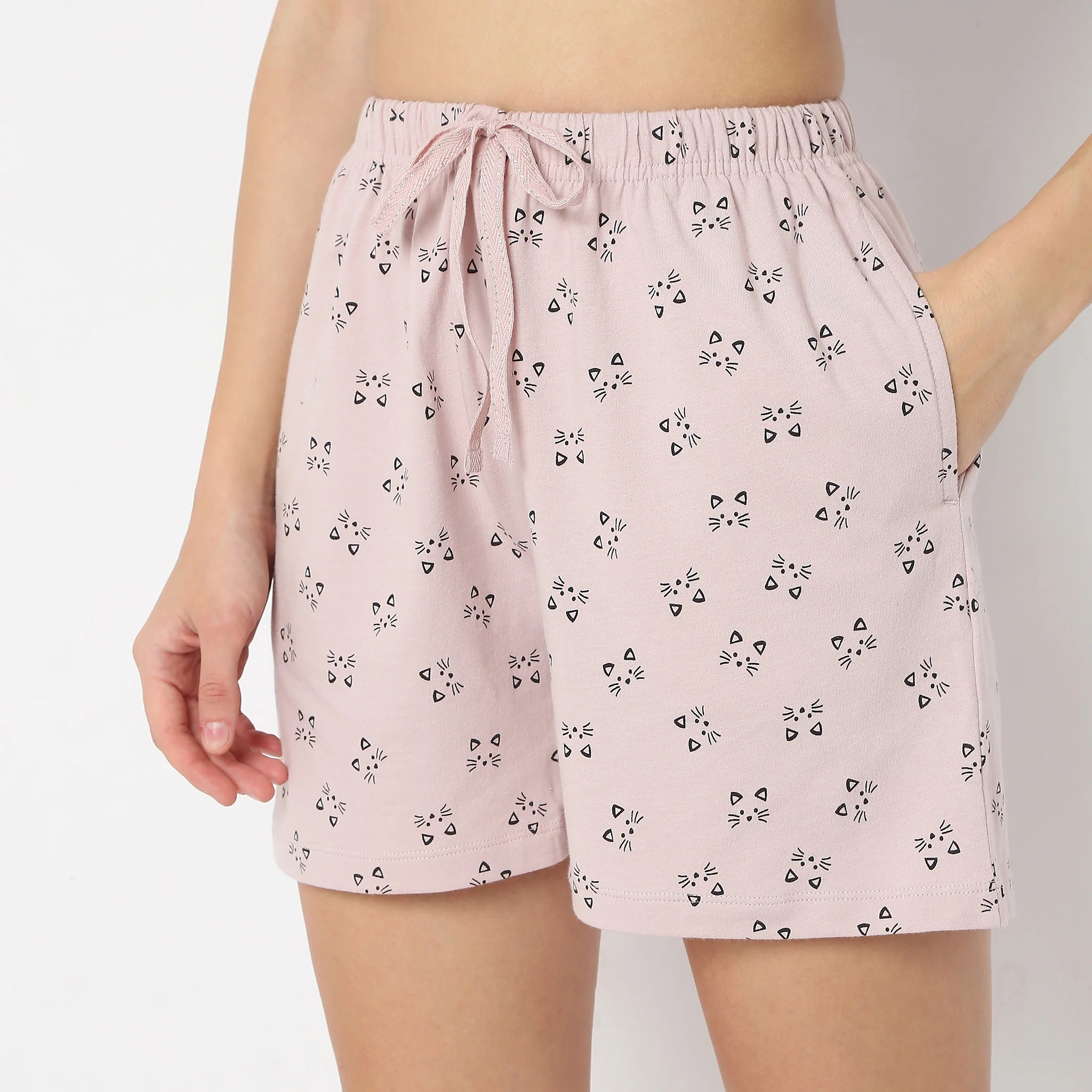 Animal Print Core Lounge Shorts - Image 4