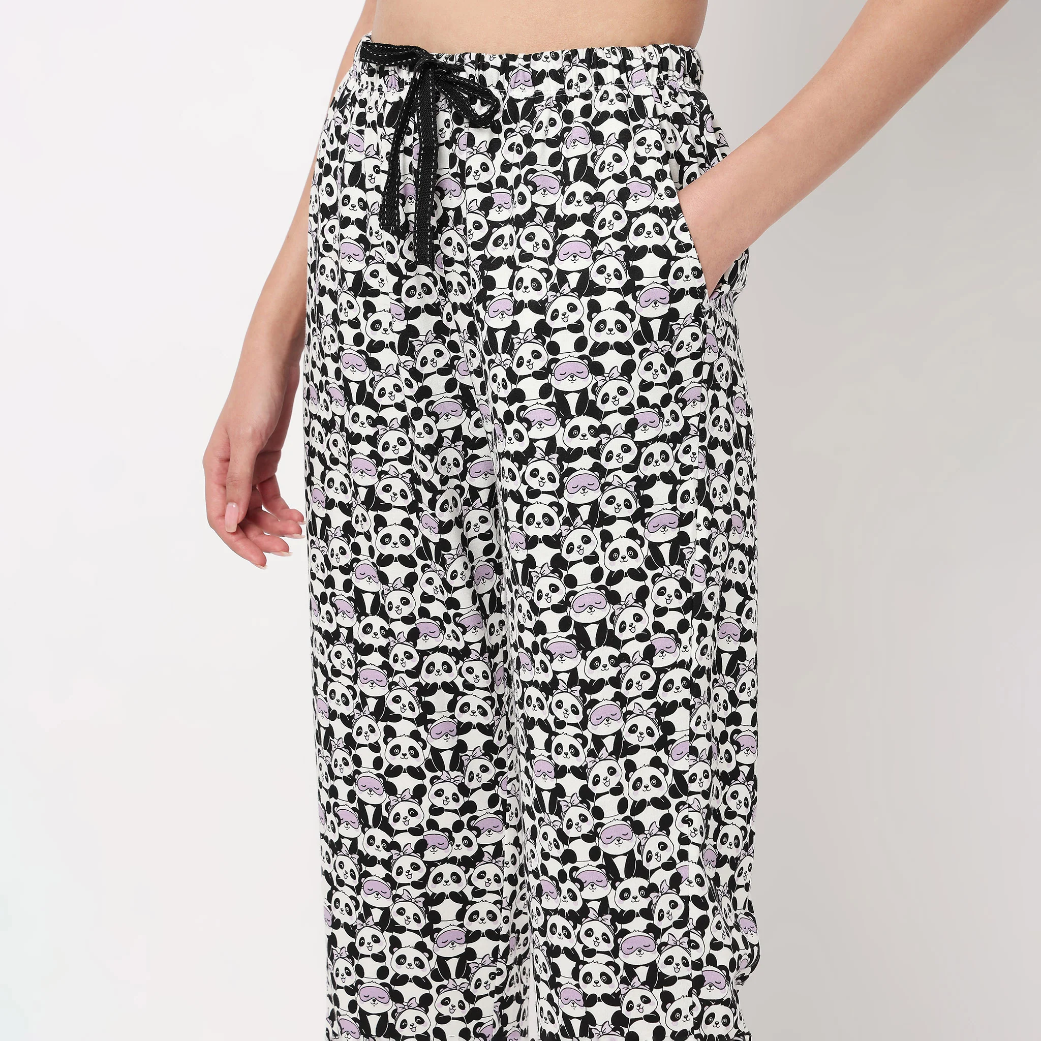 Animal Print Cotton Lounge Pyjamas - Image 4