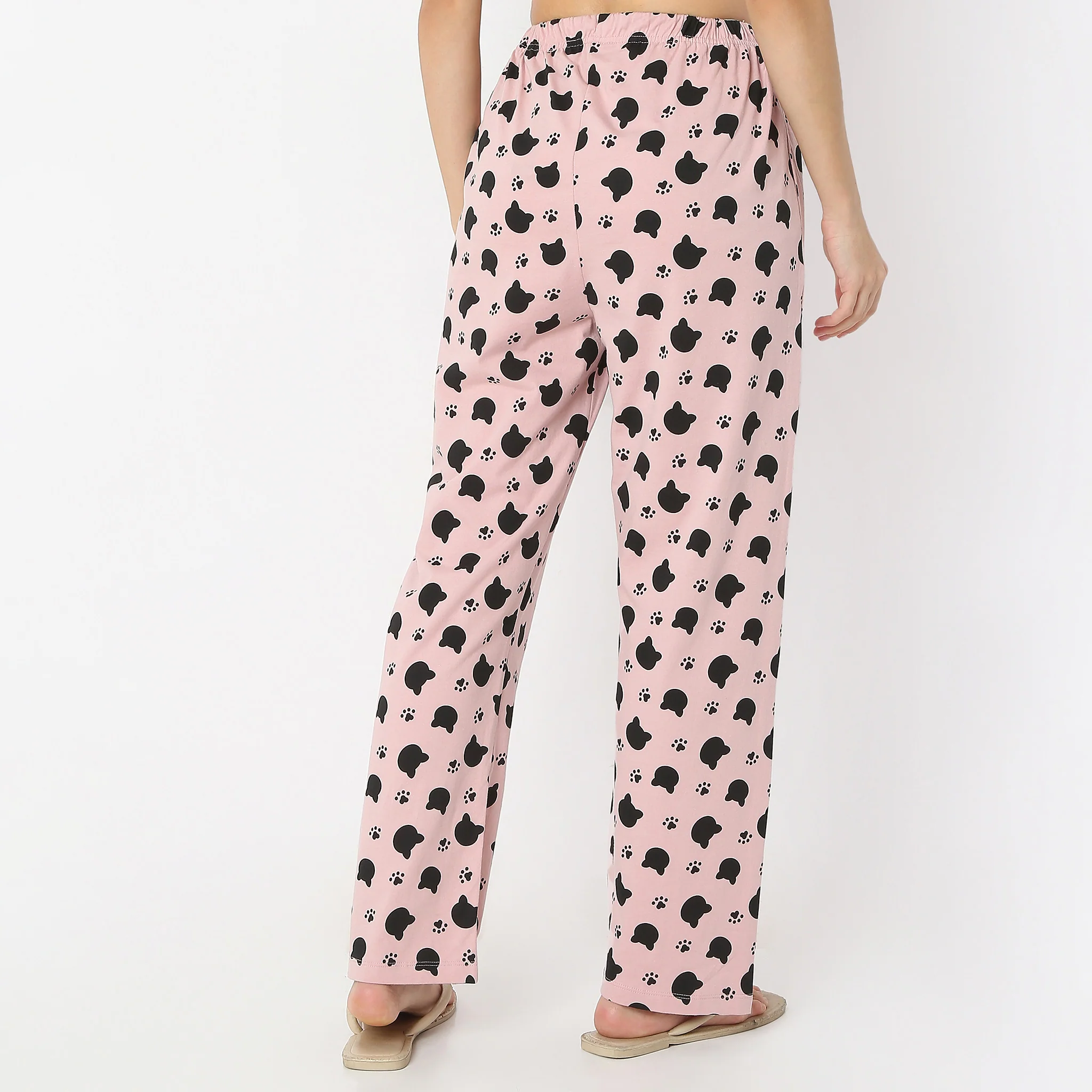 Animal Print Full Length Lounge Pyjamas - Image 3