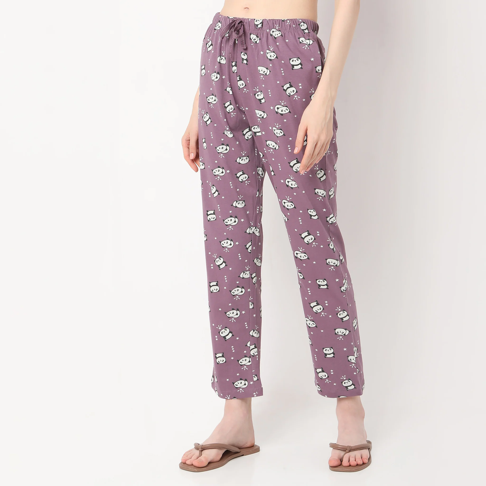 Animal Print Full Length Lounge Pyjamas - Image 5