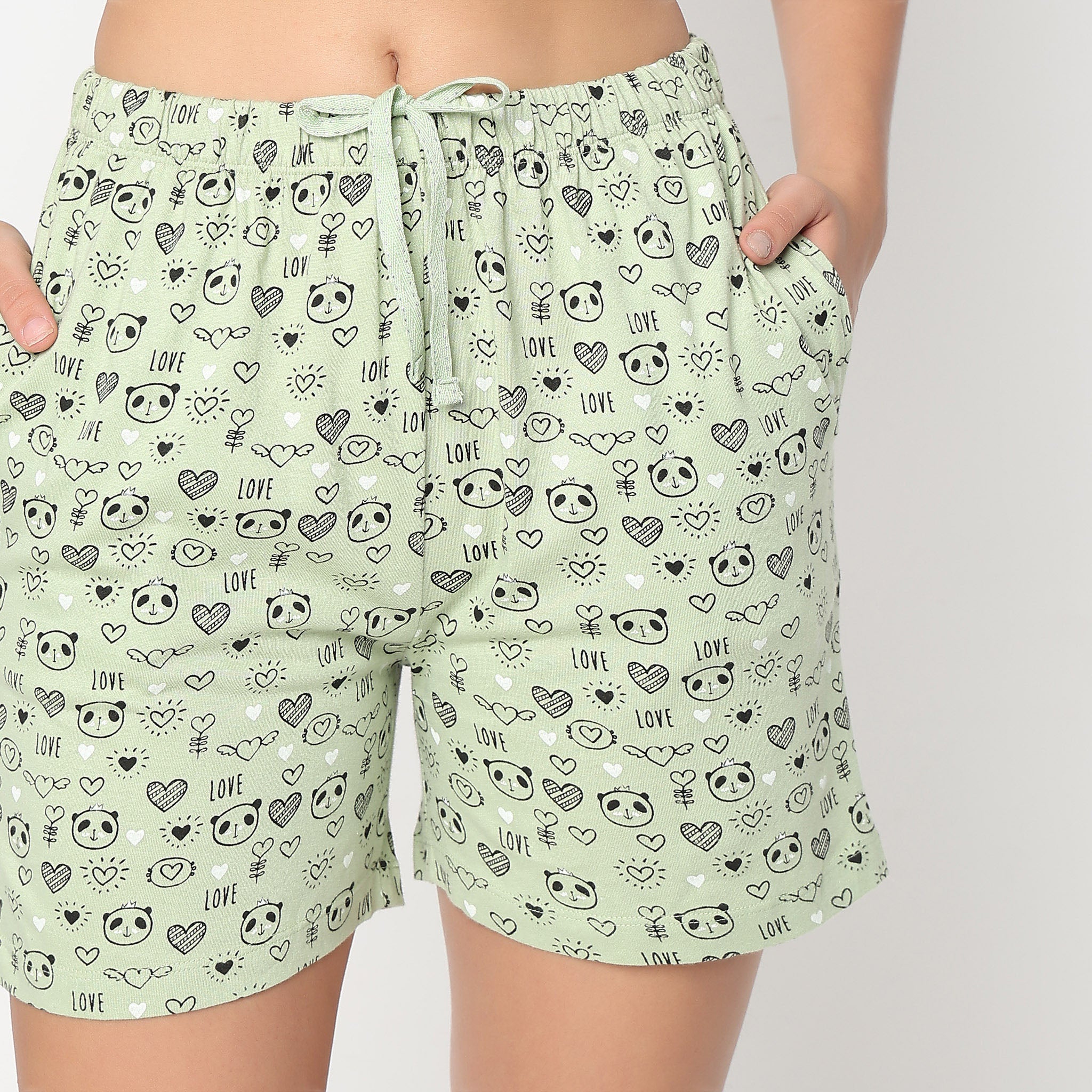 Animal Print Loungewear Shorts - Image 4