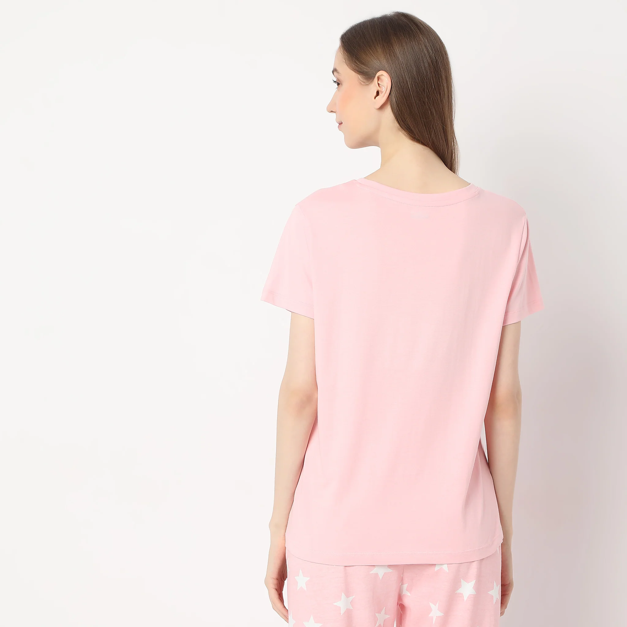 Animal Print Straight Lounge T-Shirt - Image 3