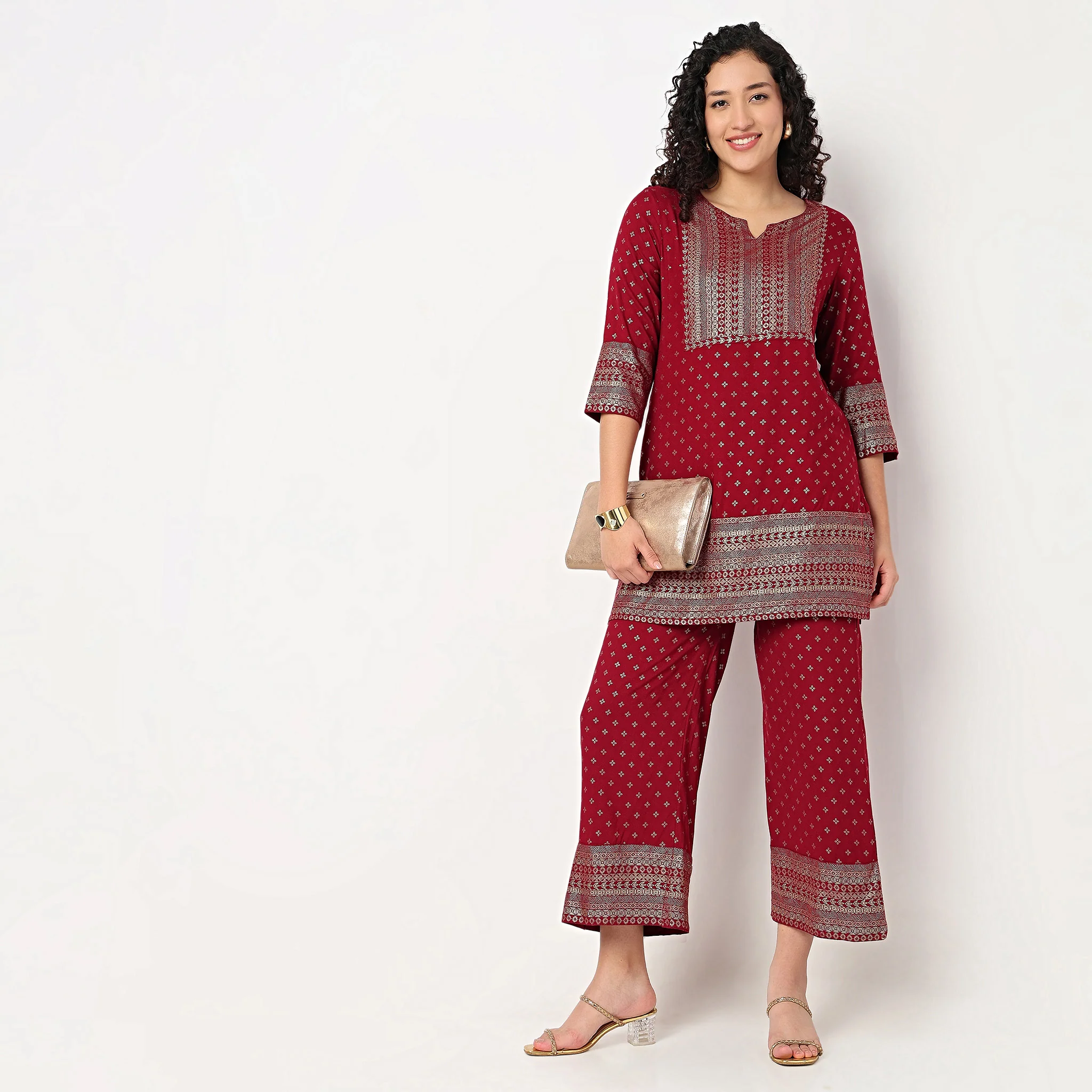 Ankle Length Printed Palazzo