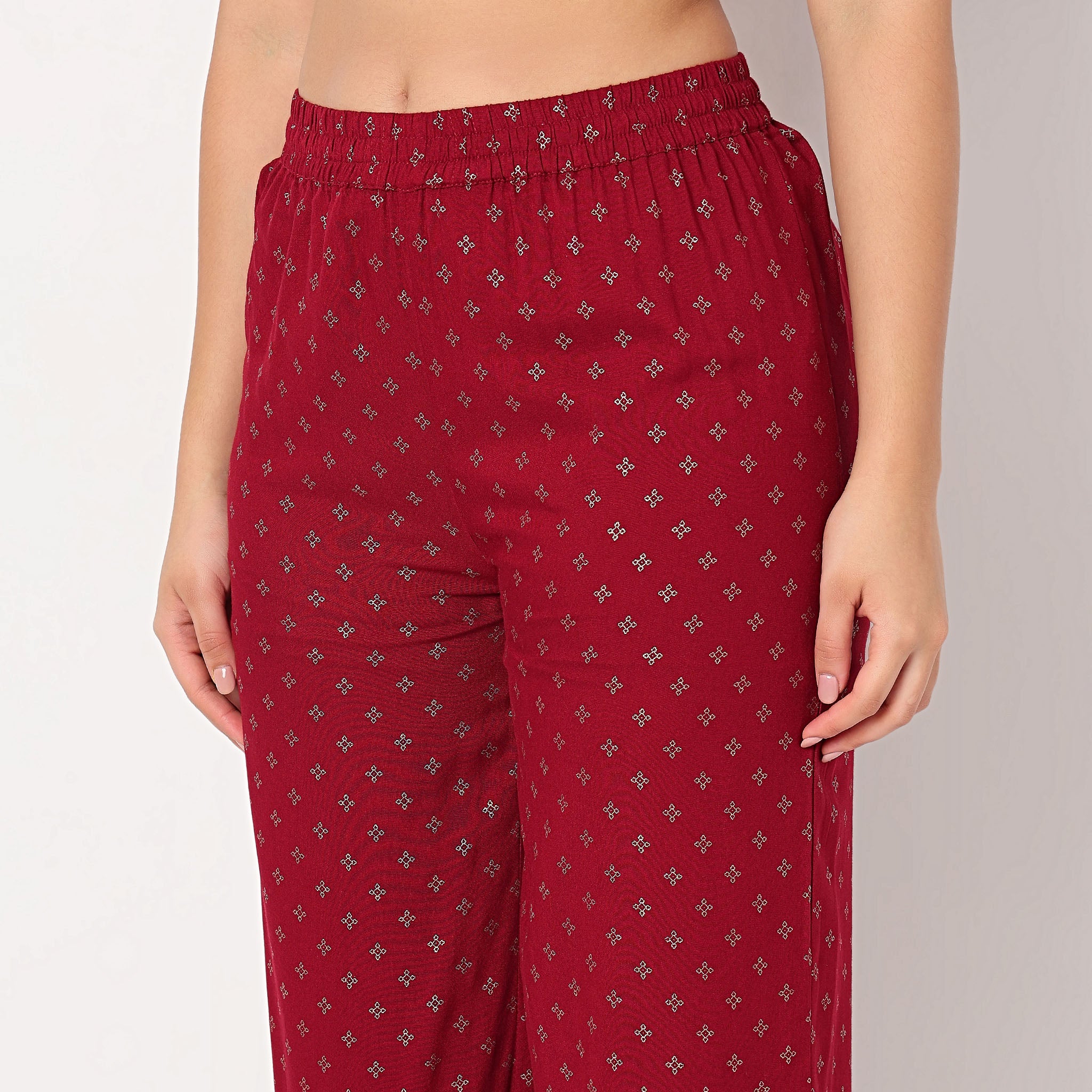 Ankle Length Printed Palazzo - Image 4