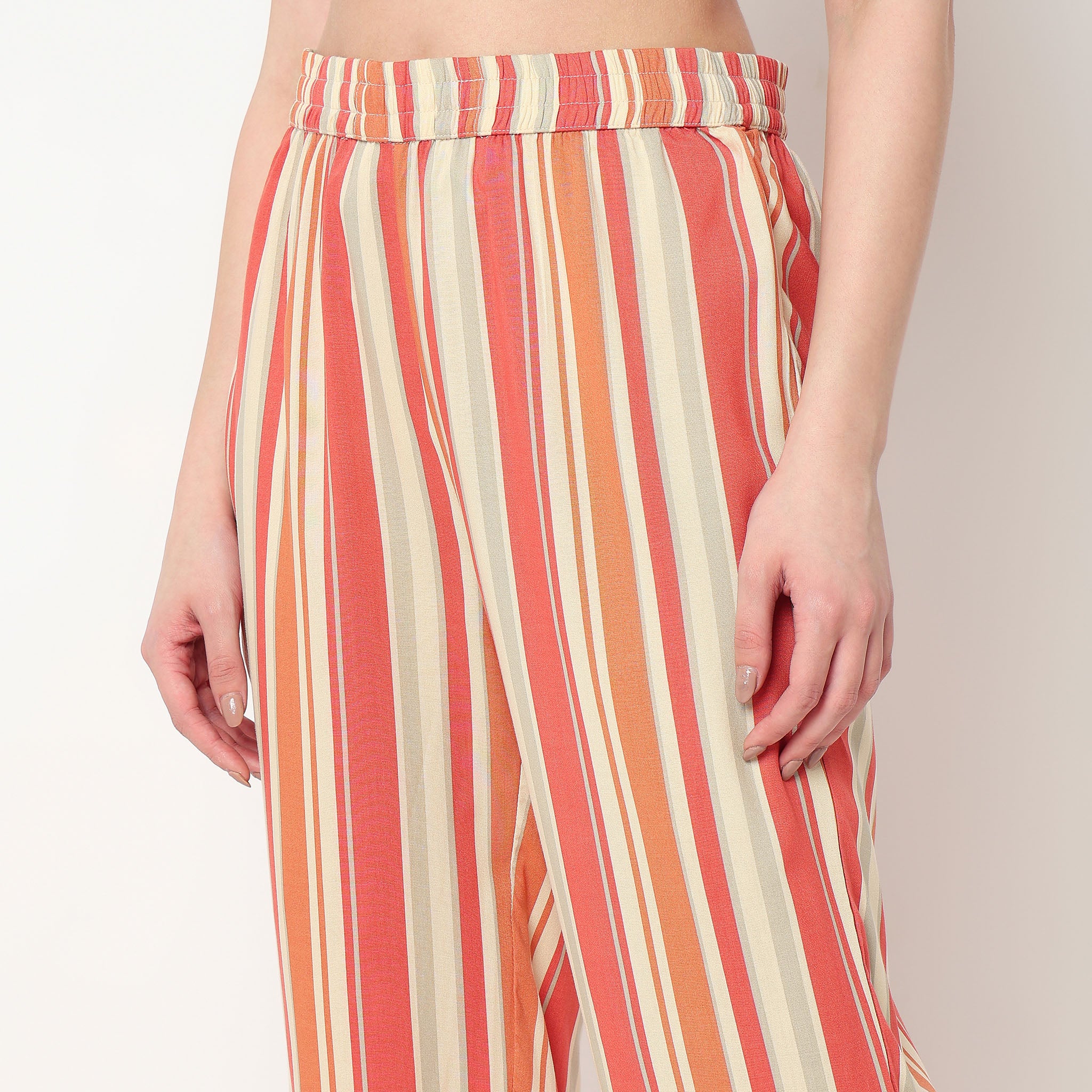 Ankle Length Printed Straight Pants - Image 4
