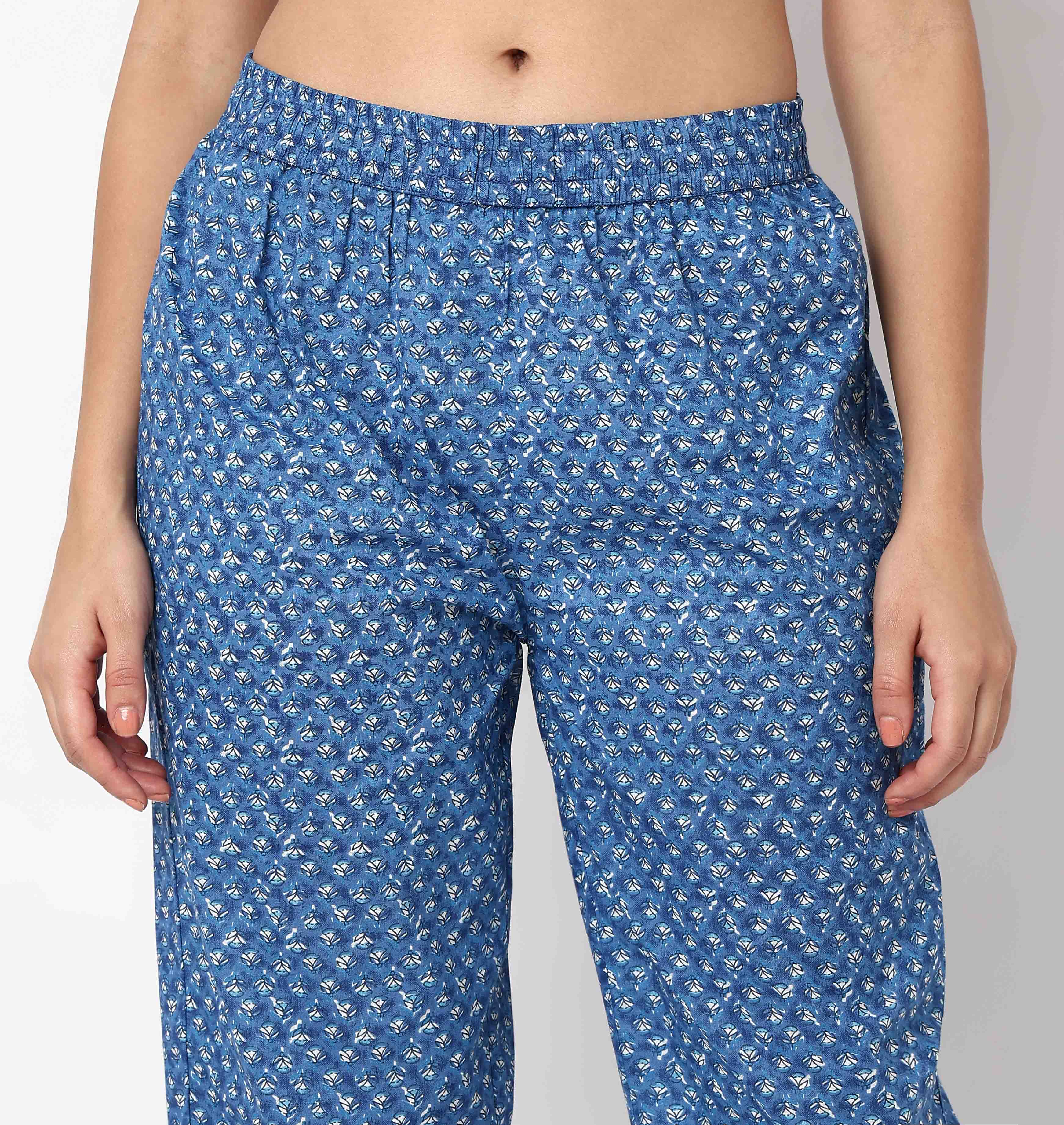 Cotton Ankle Length Straight Pants - Image 4