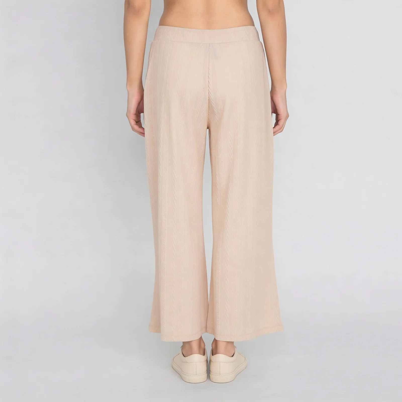 Ankle Length Structured Lounge Palazzos - Image 3